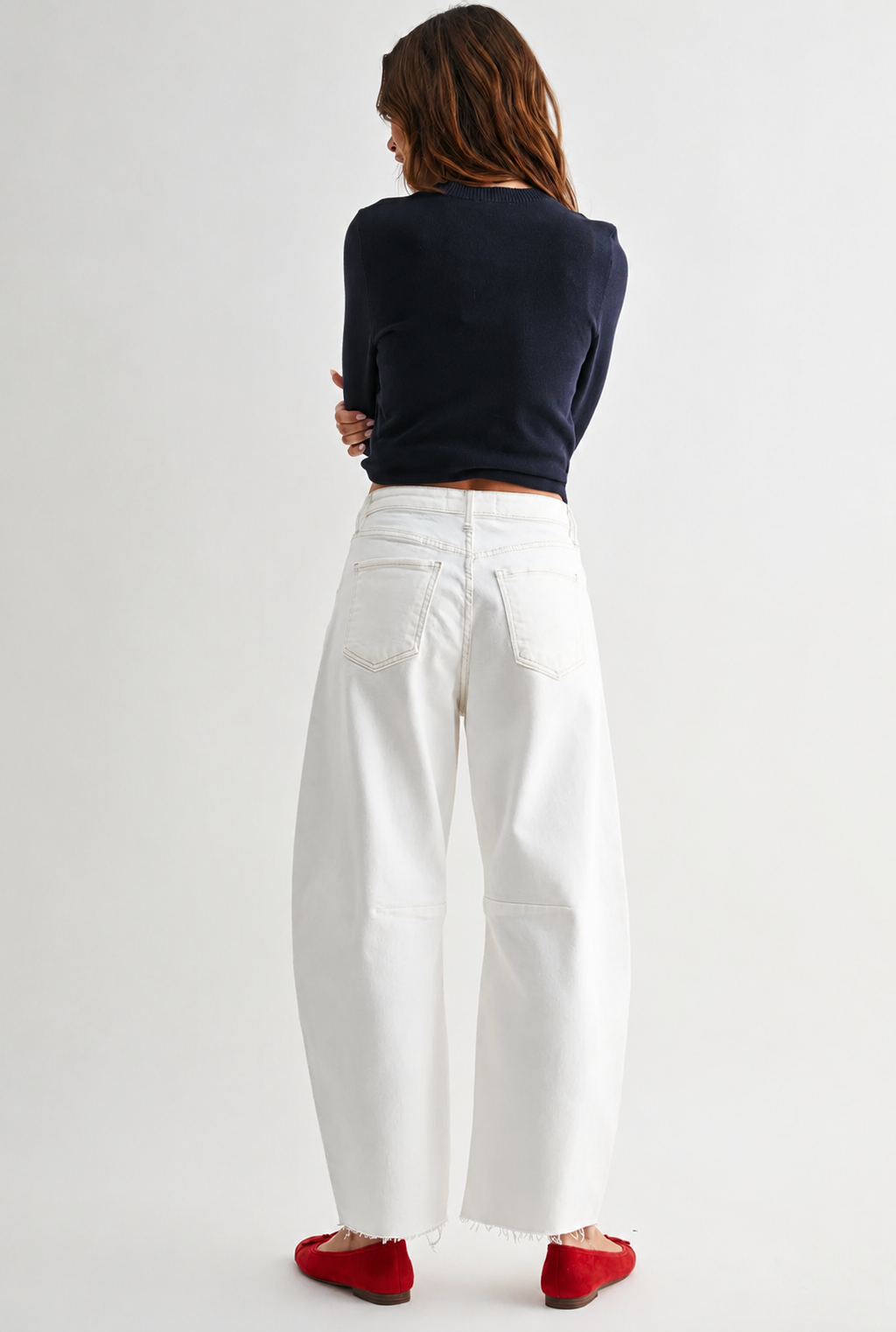 The Seamed Barrel Jeans