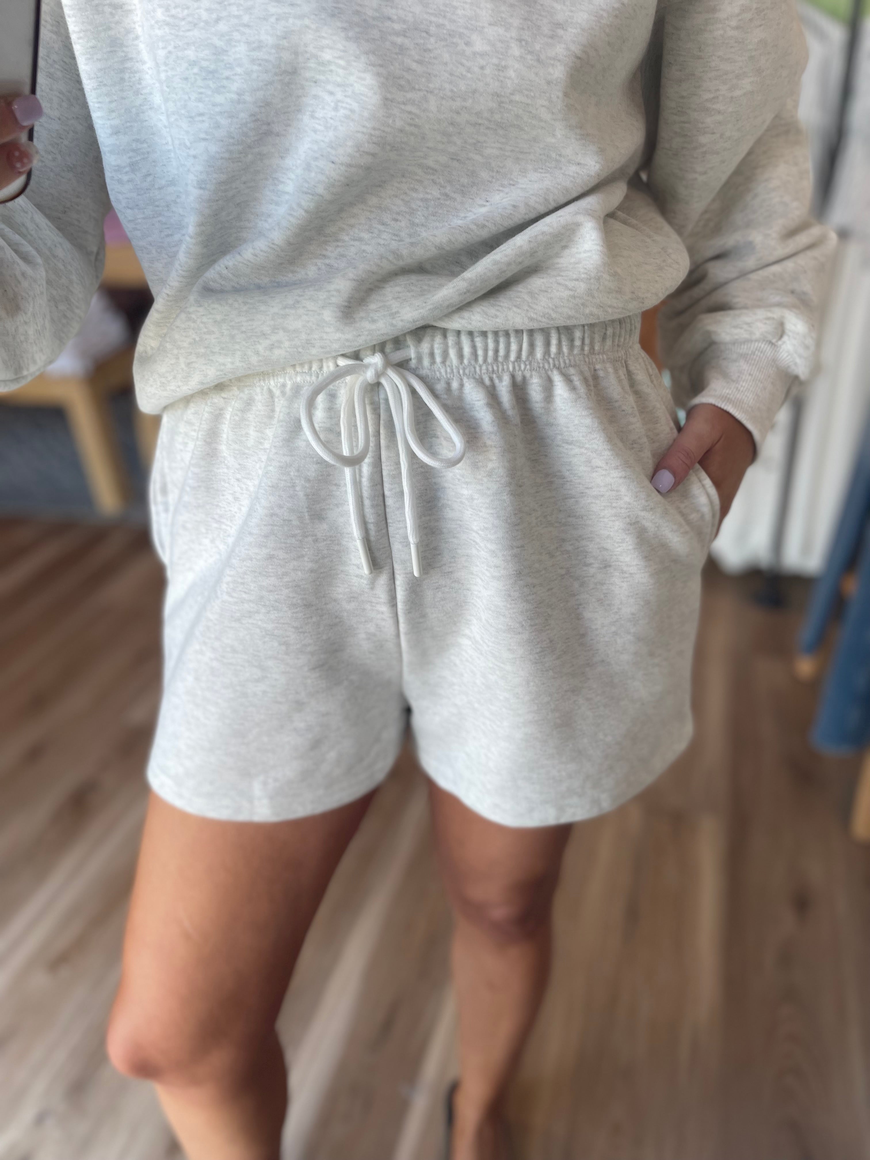Mock Neck Sweater Short Set