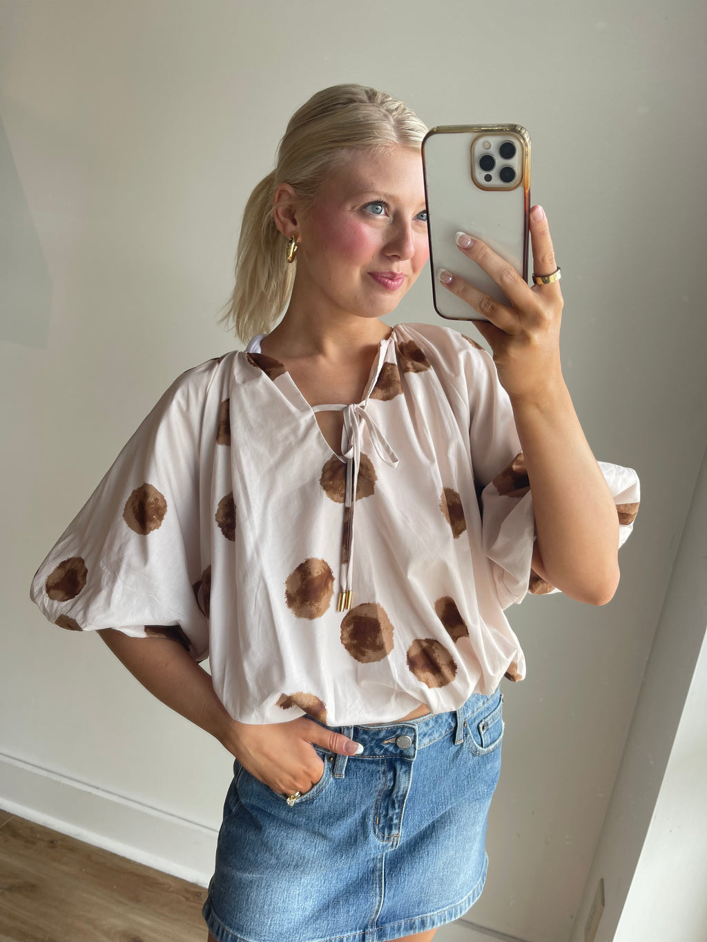 Polka-A-Dot Blouse