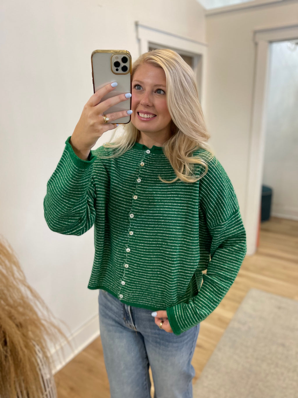 Ella Pin Stripe Cardigan