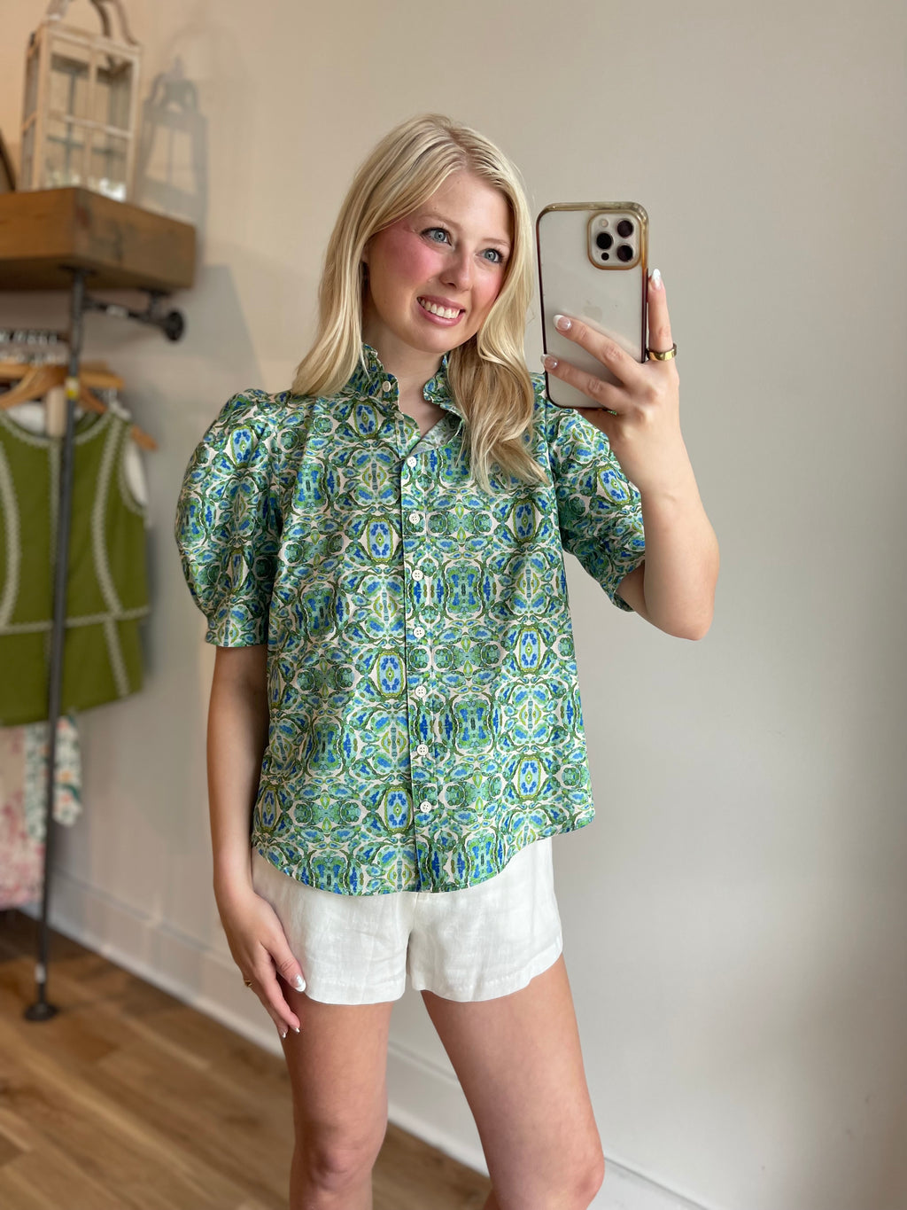 Laurel Button Down Top