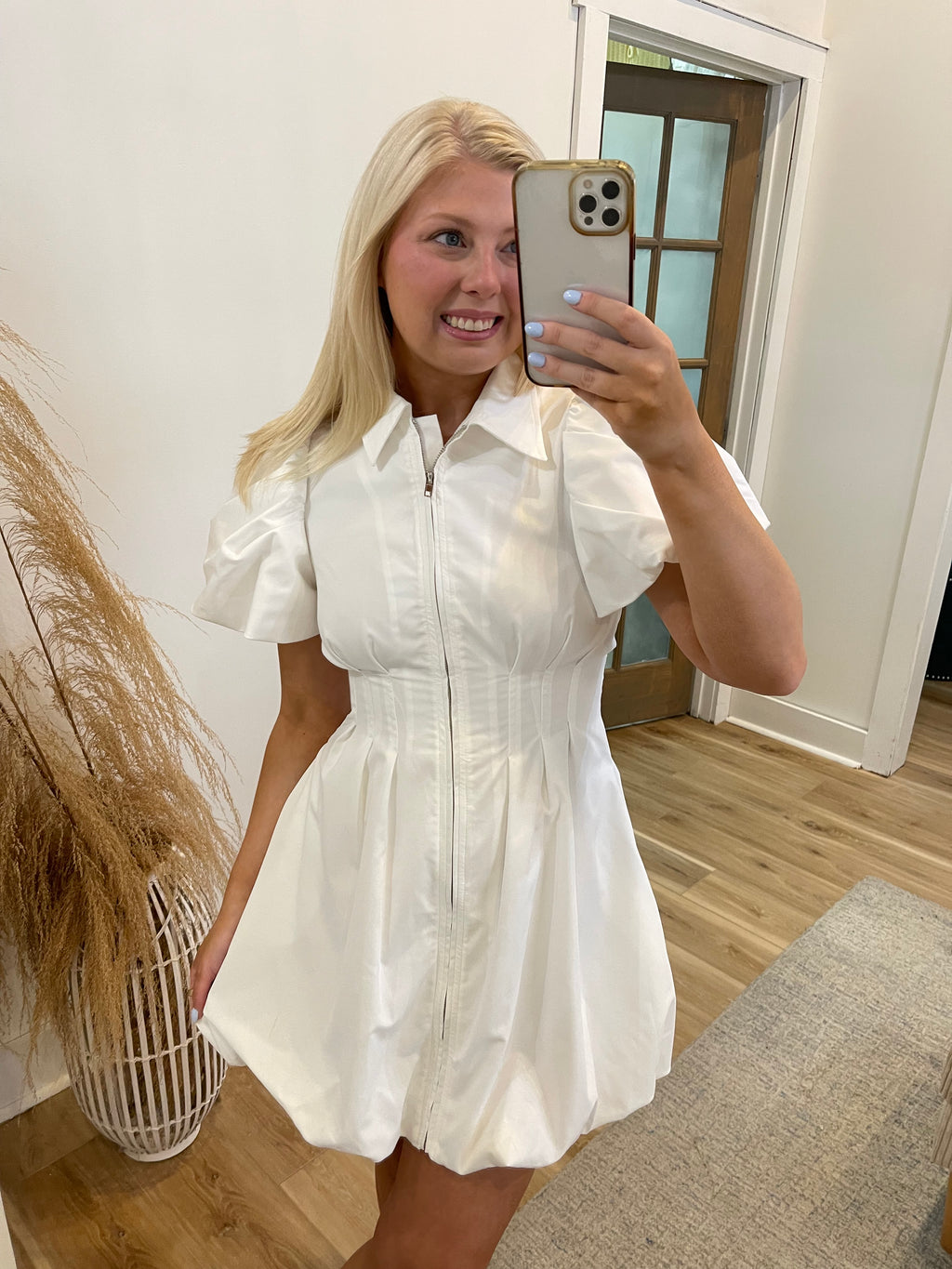 Kamryn Bubble Mini Dress