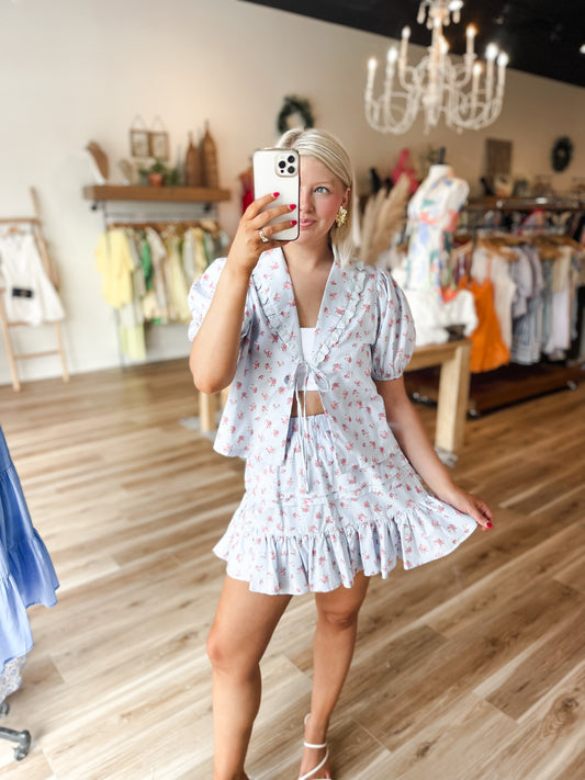 Libby Floral Skirt Set