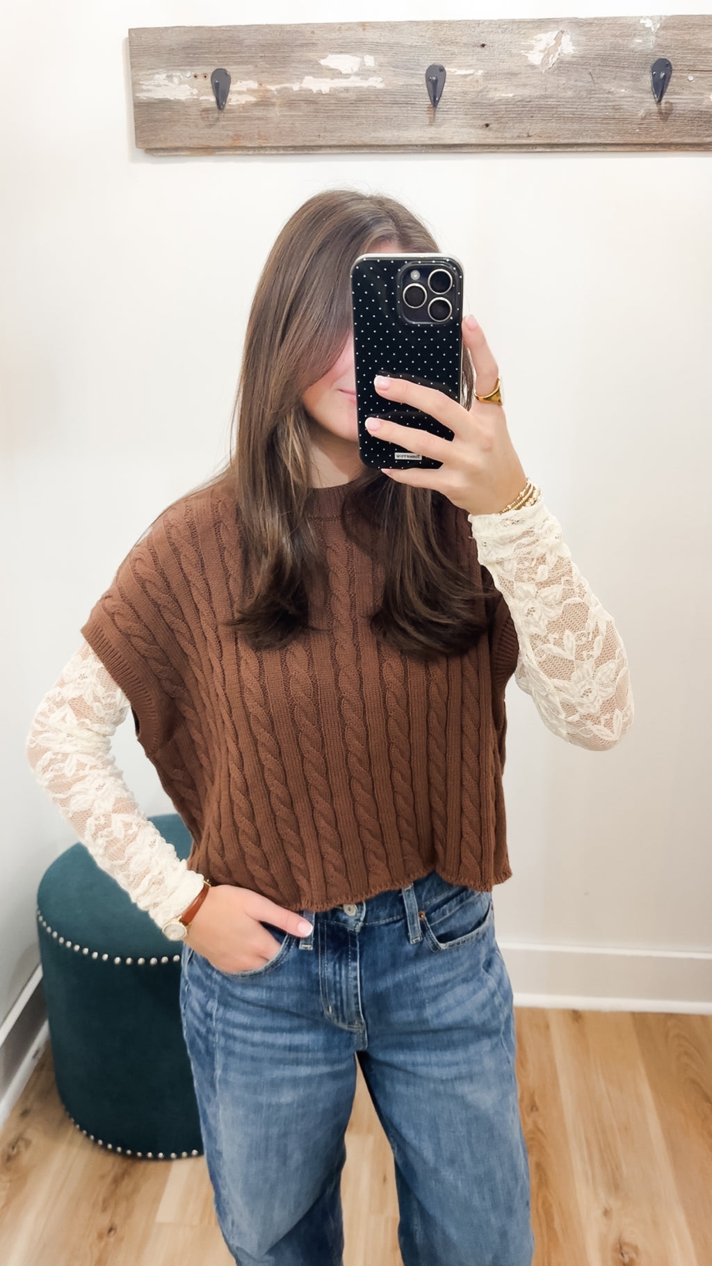 Tessa Floral Lace Top