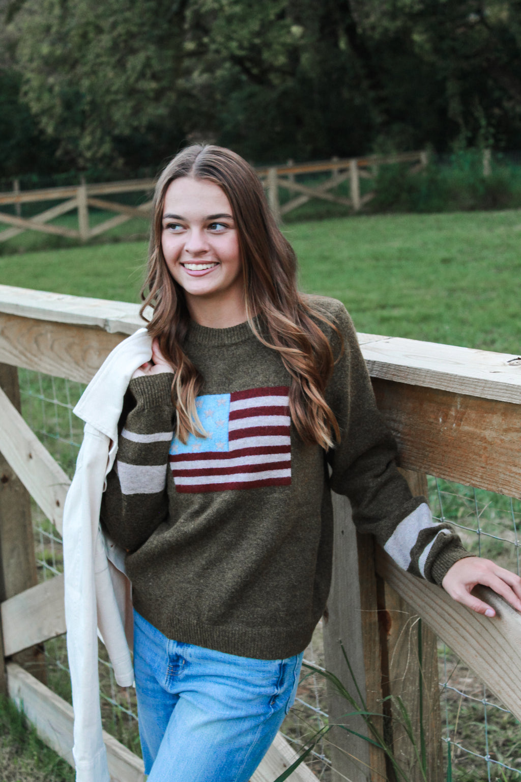 Knitted Flag Sweater