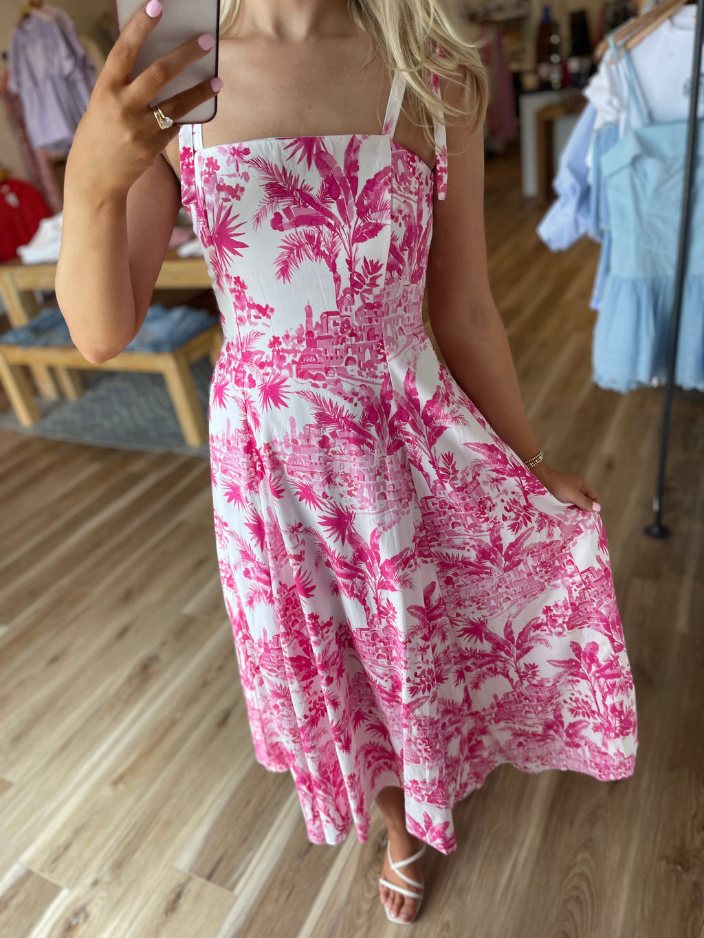 Palm Midi Dress