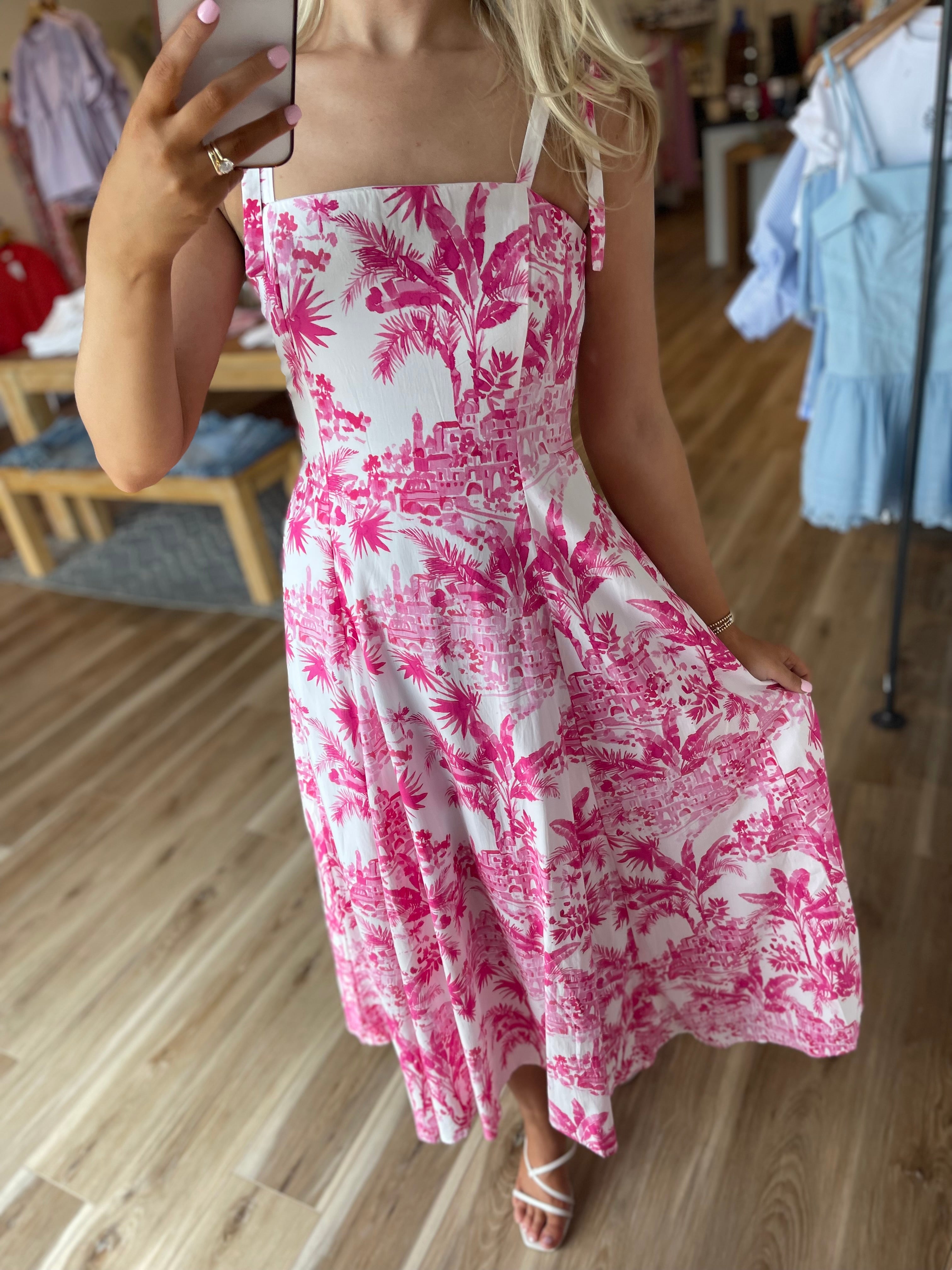 Palm Midi Dress