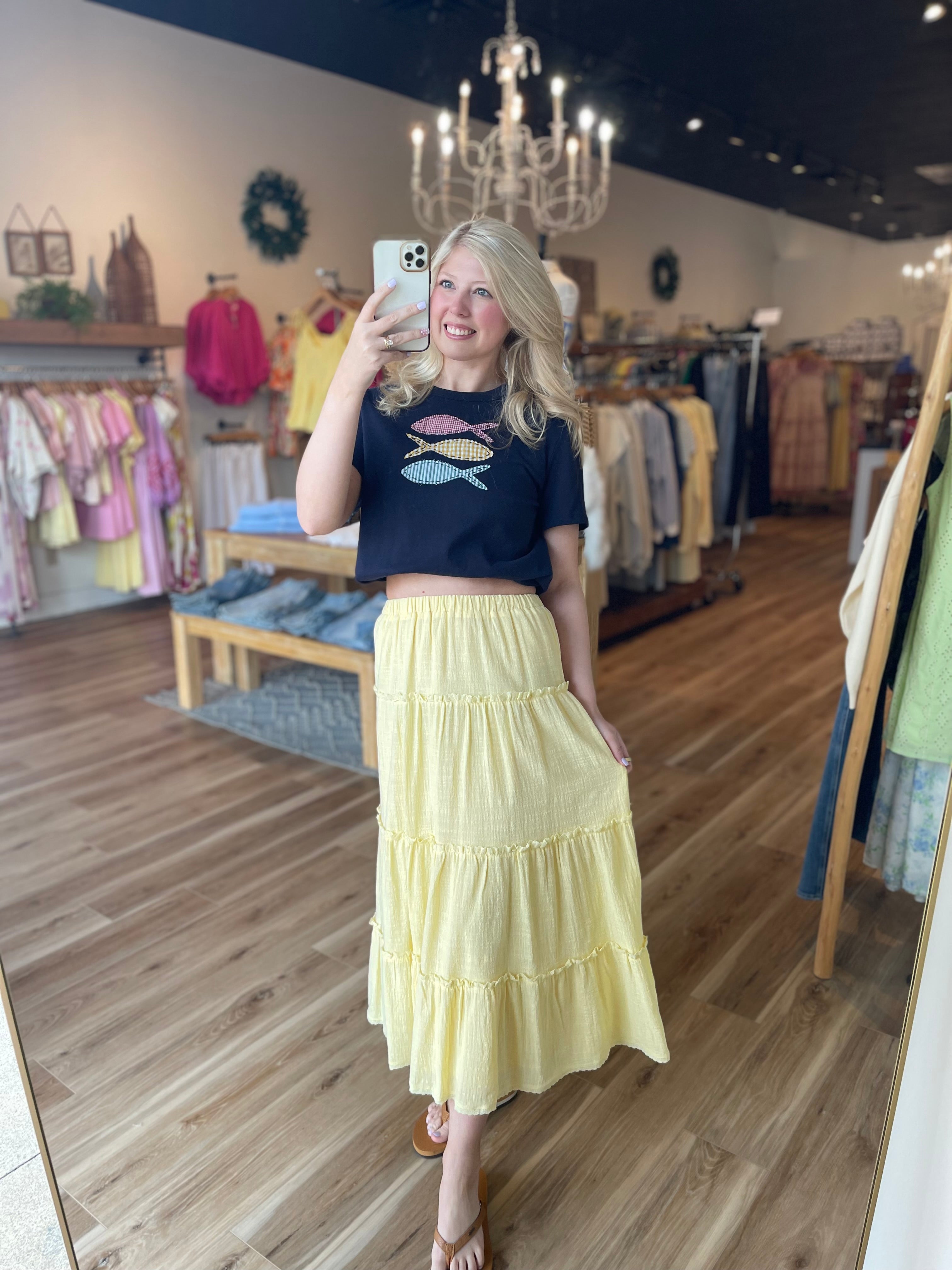 Brooke Tiered Maxi Skirt