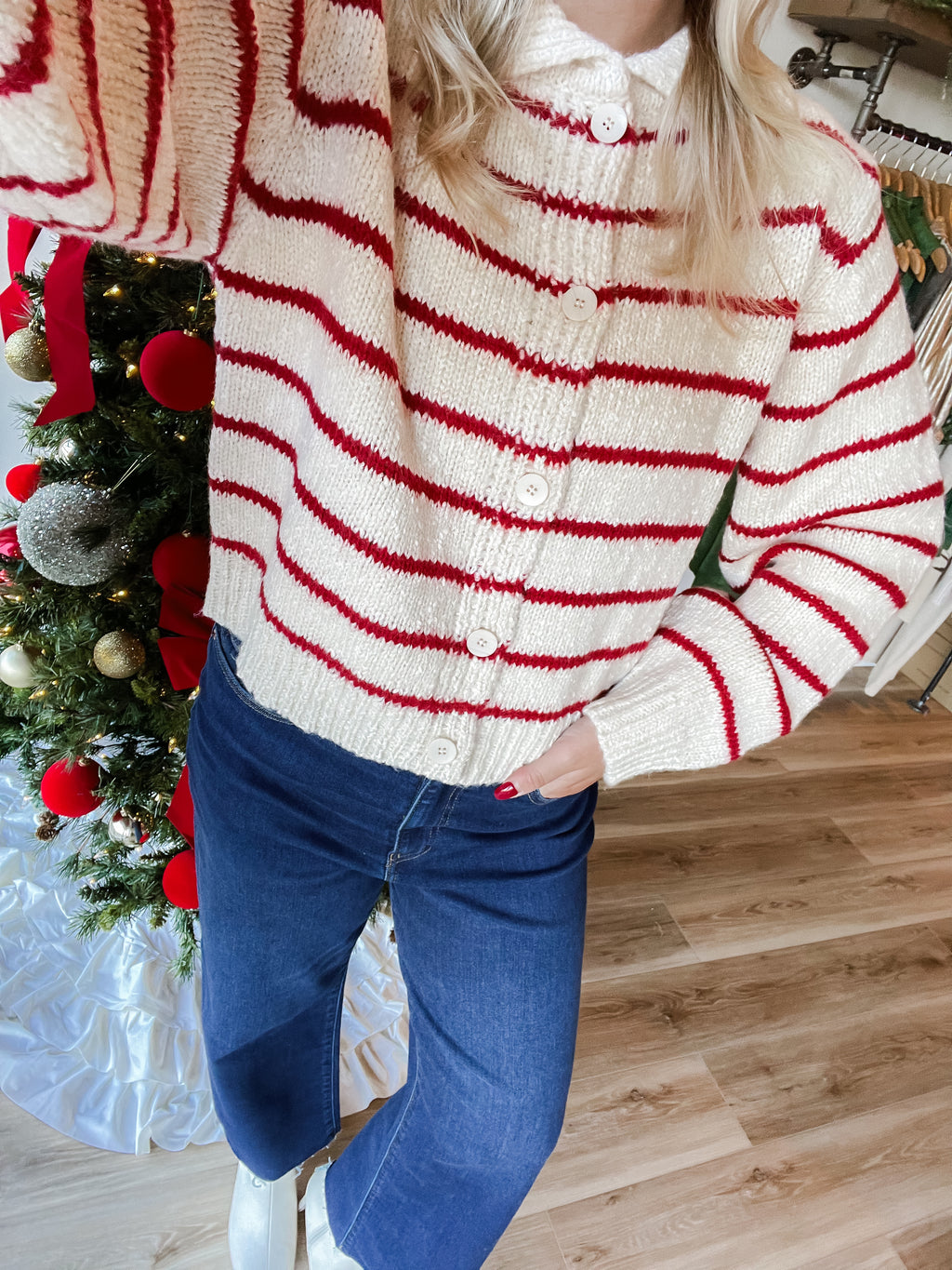 Kylie Striped Cardigan