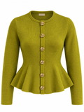Layla Peplum Cardigan