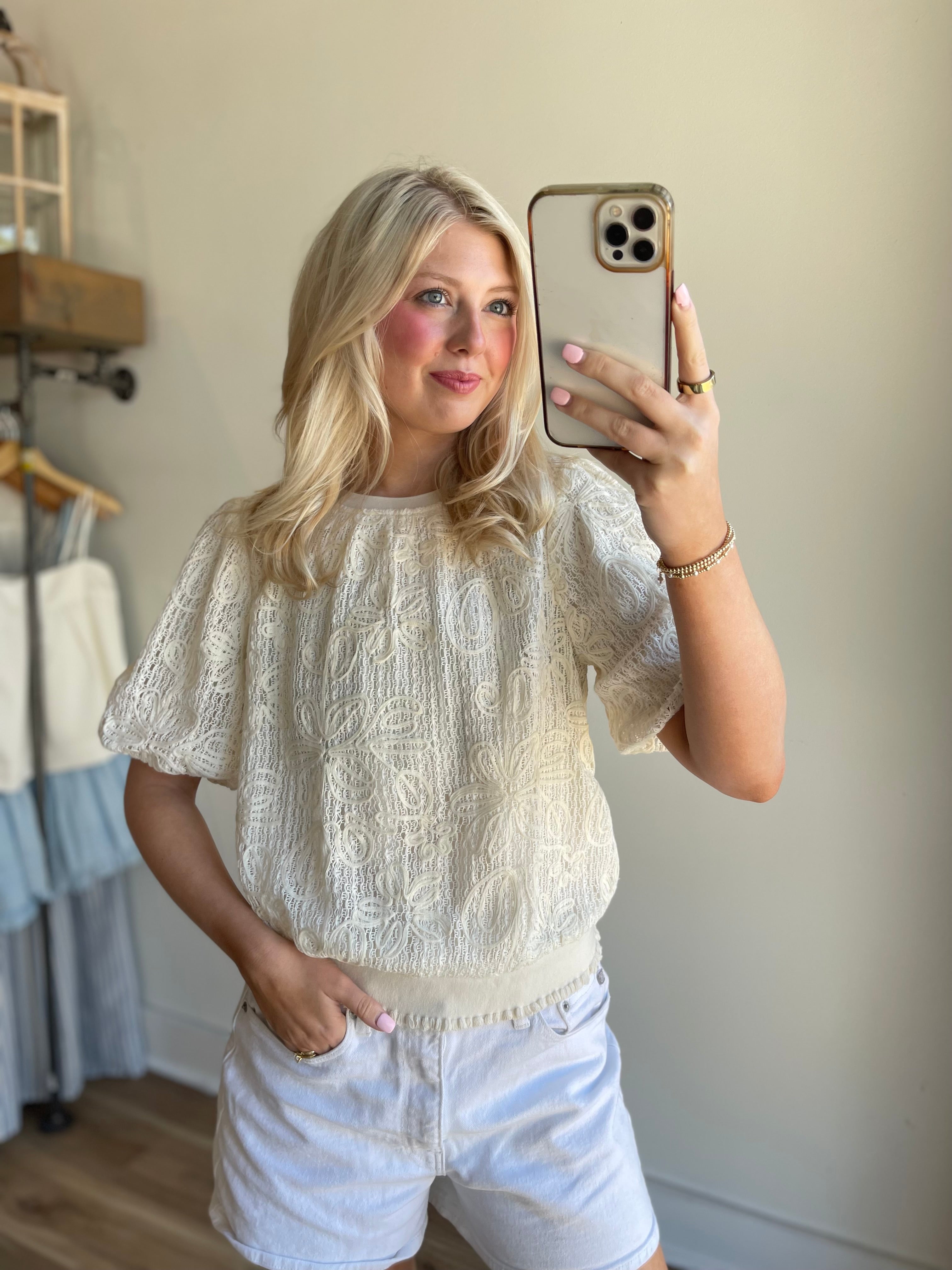 Rynlee Embroidered Top