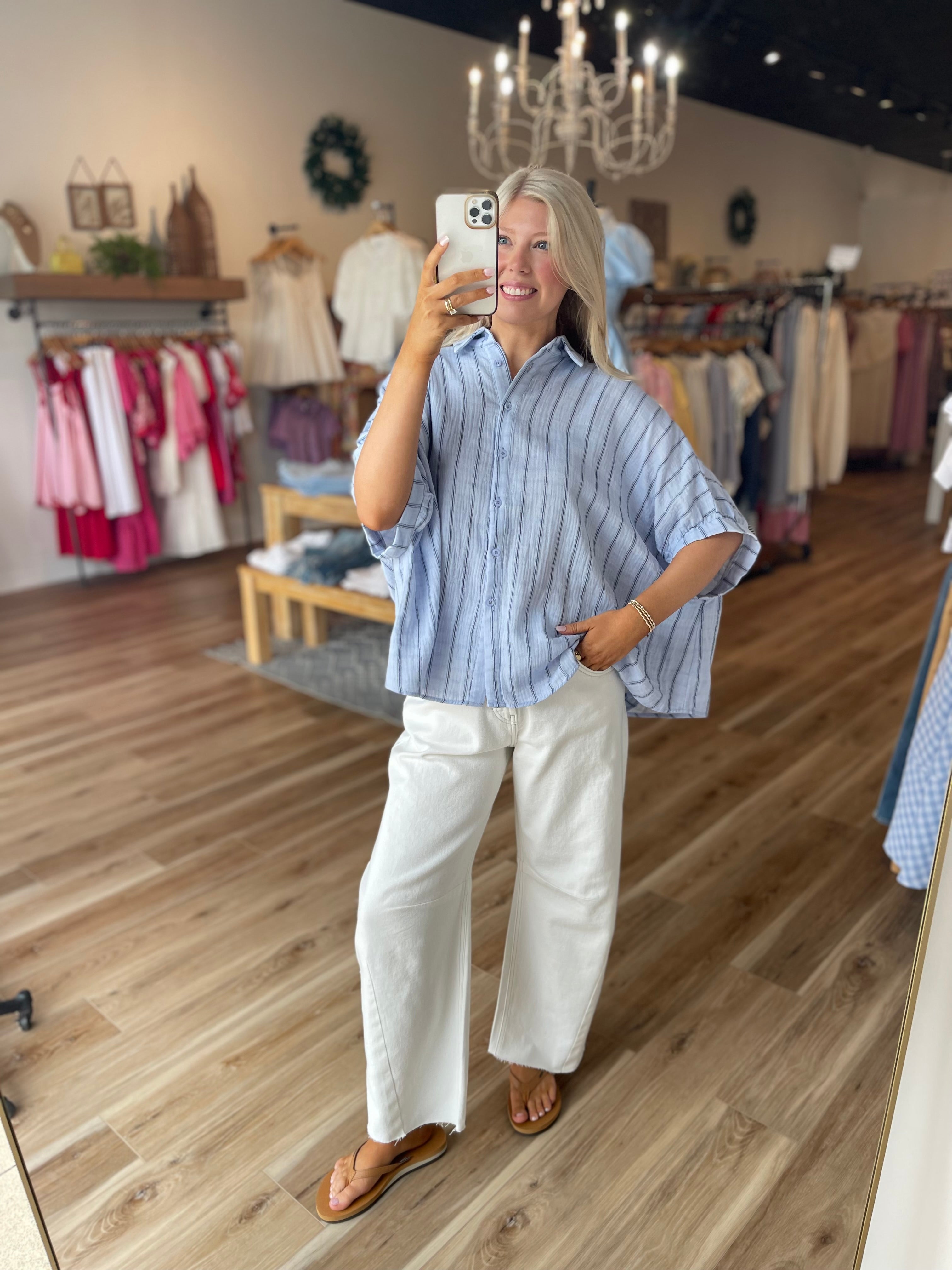 Annie Striped Blouse