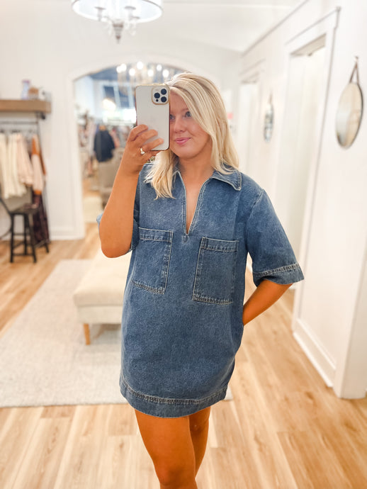 Ava Denim Dress