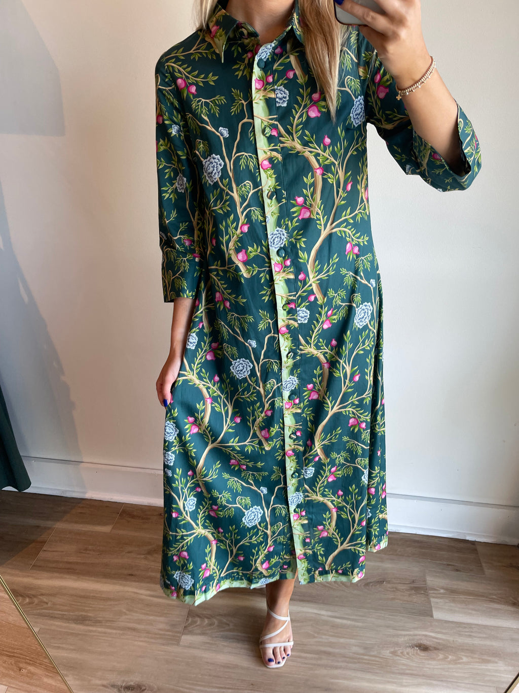 Botanical Midi Dress