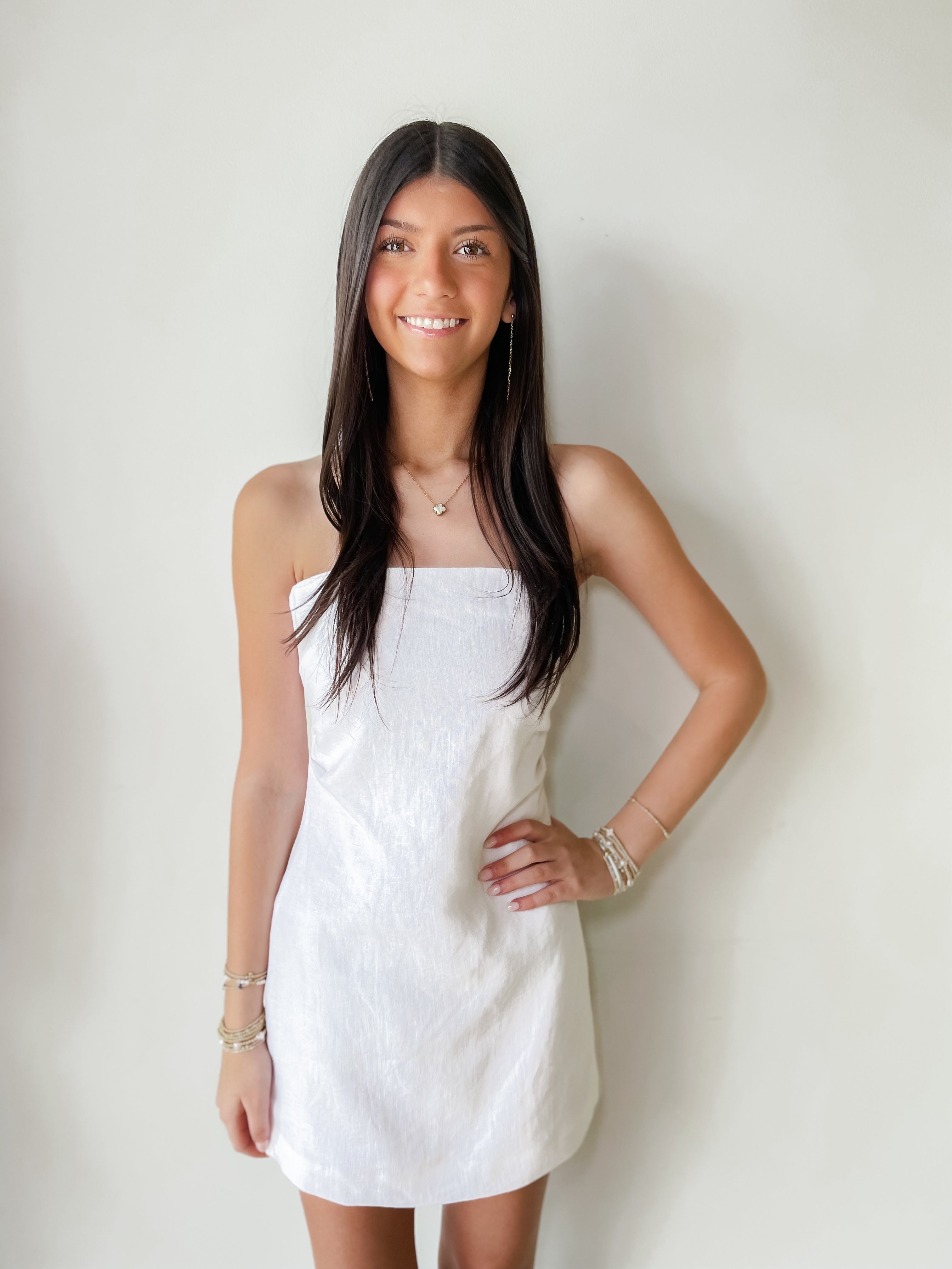 Nancy Strapless Mini Dress