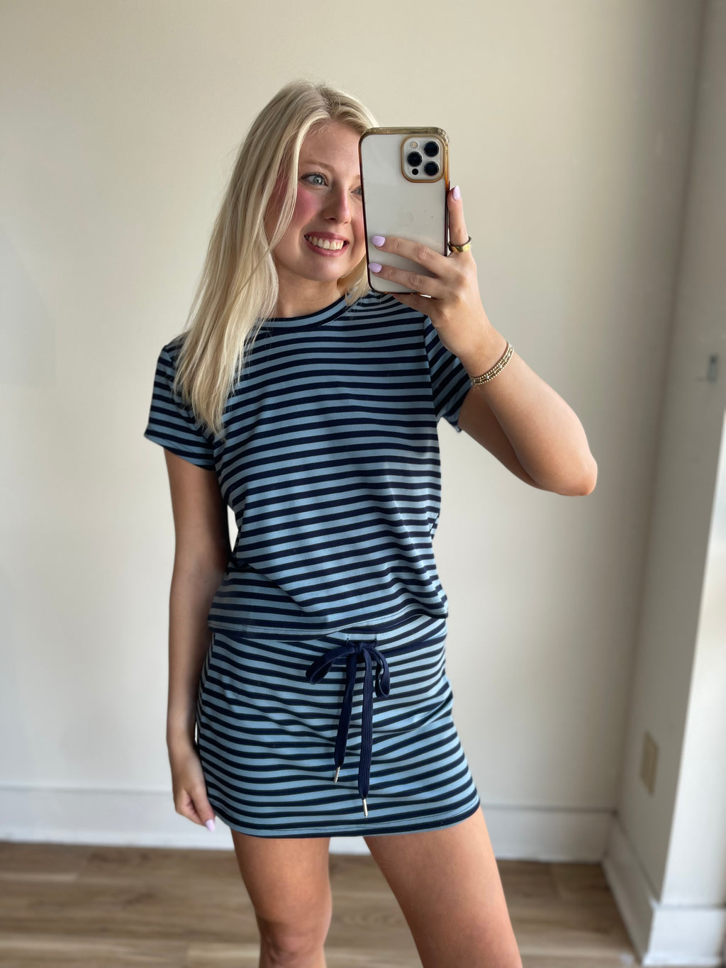 Mira Striped Skort