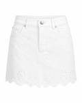 Haley Eyelet Denim Shorts