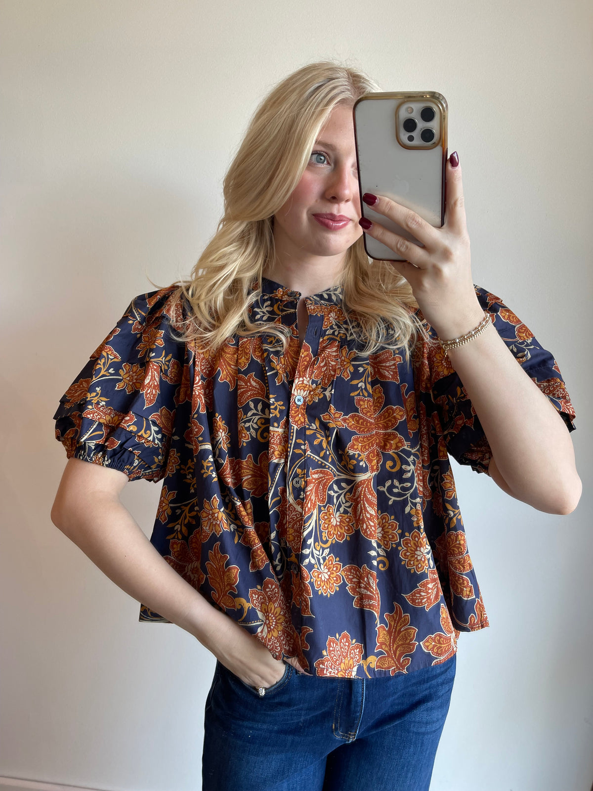 Zoey Floral Blouse