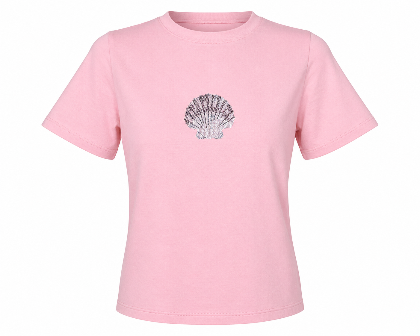 Seashell Embroidered Tee