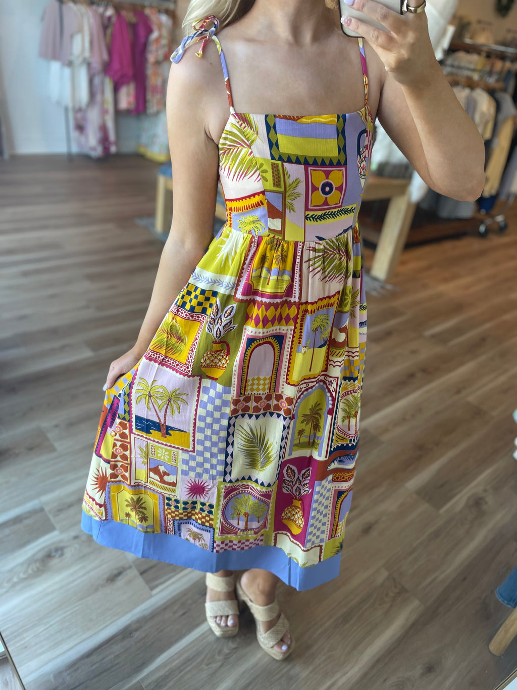 Talmar Postcard Midi Dress