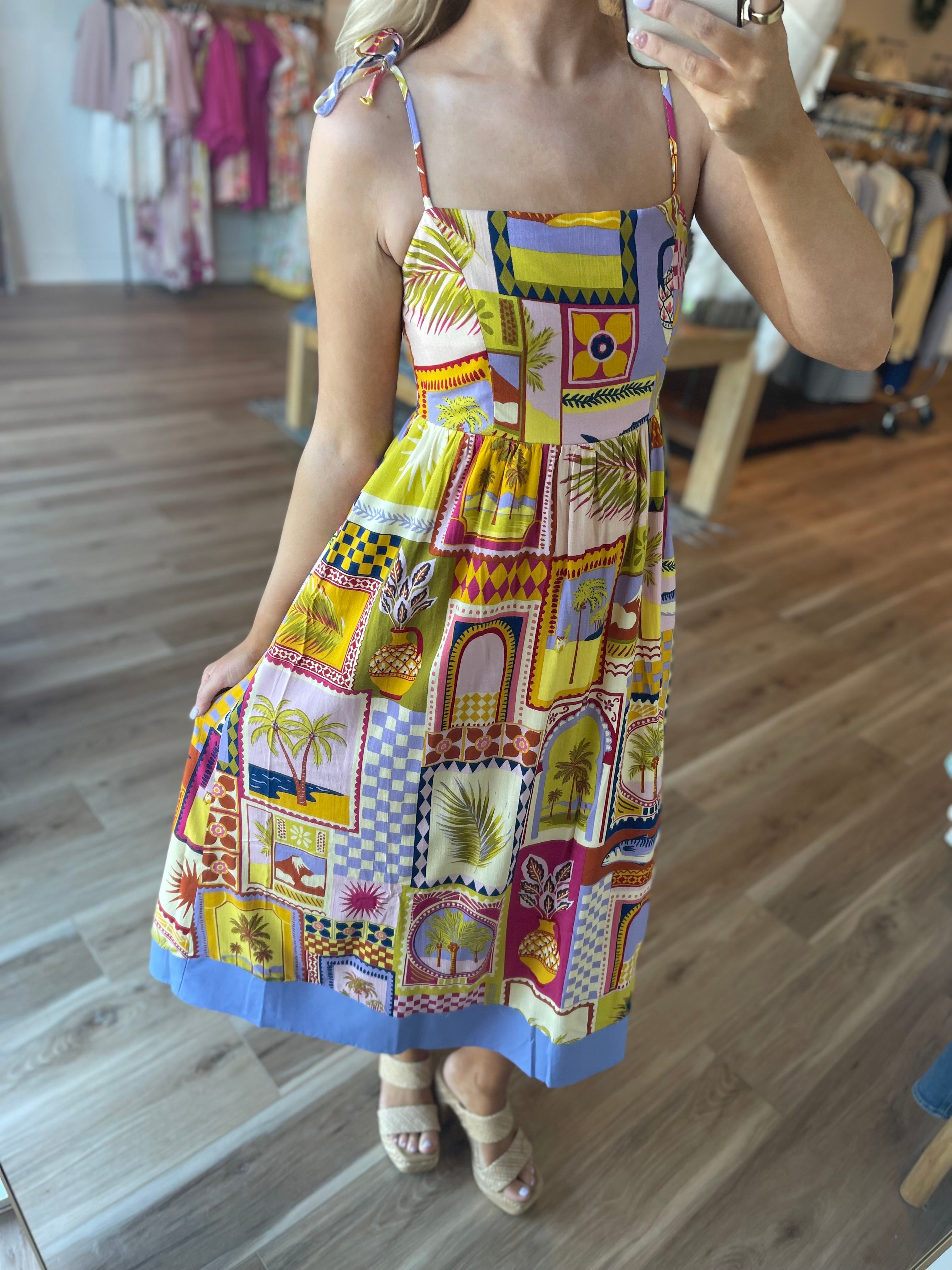 Talmar Postcard Midi Dress