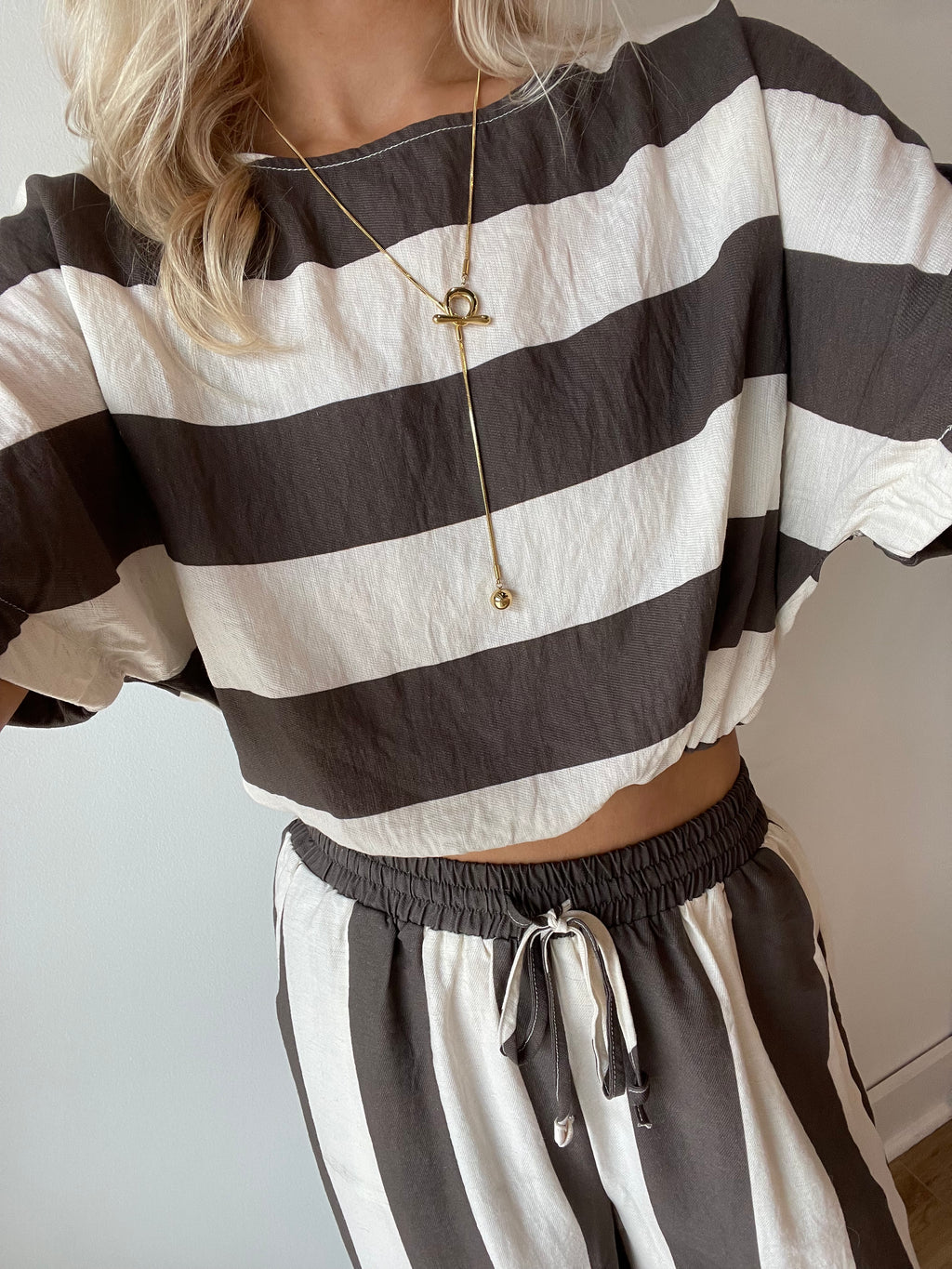 Vada Wide Stripe Top