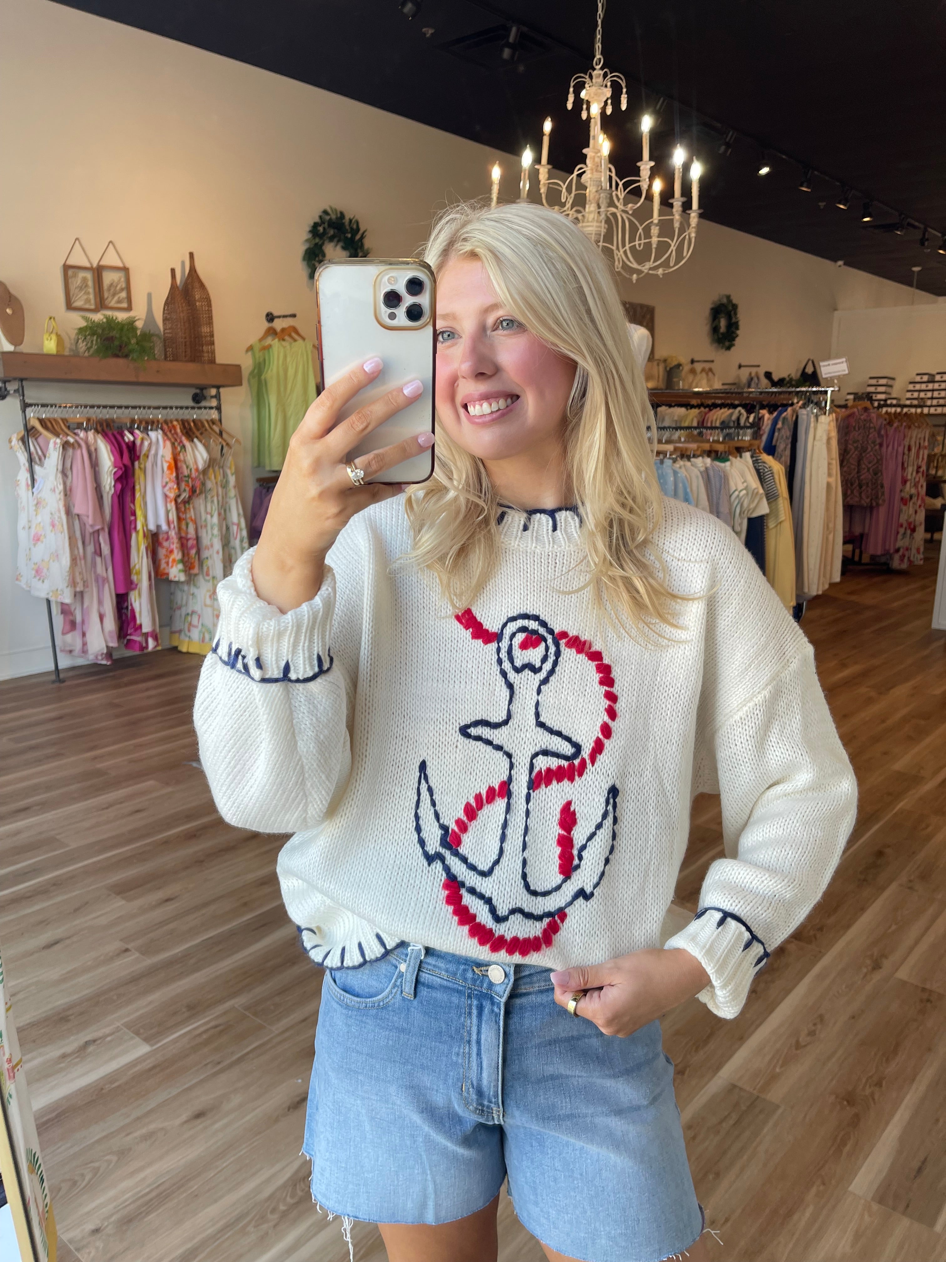 Anchor Knit Sweater