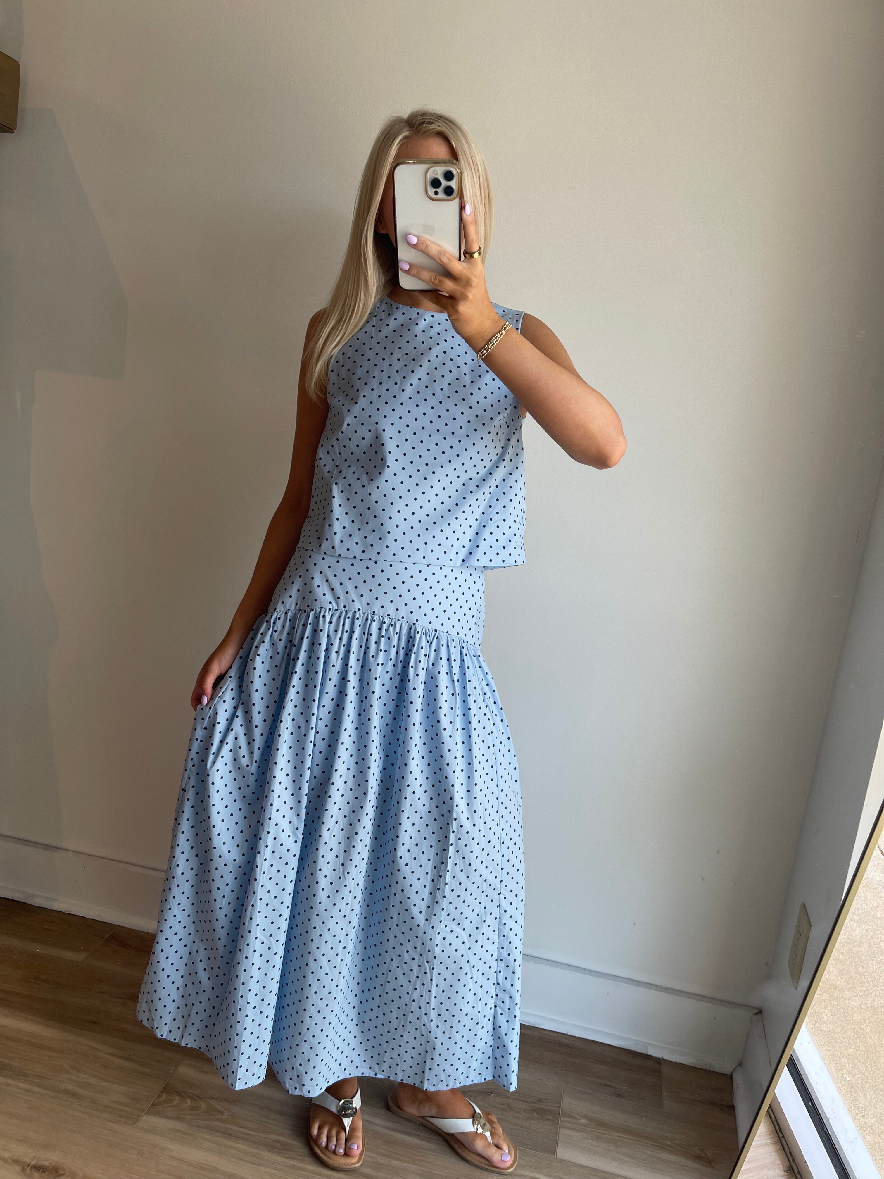 Karina Polka Dot Skirt