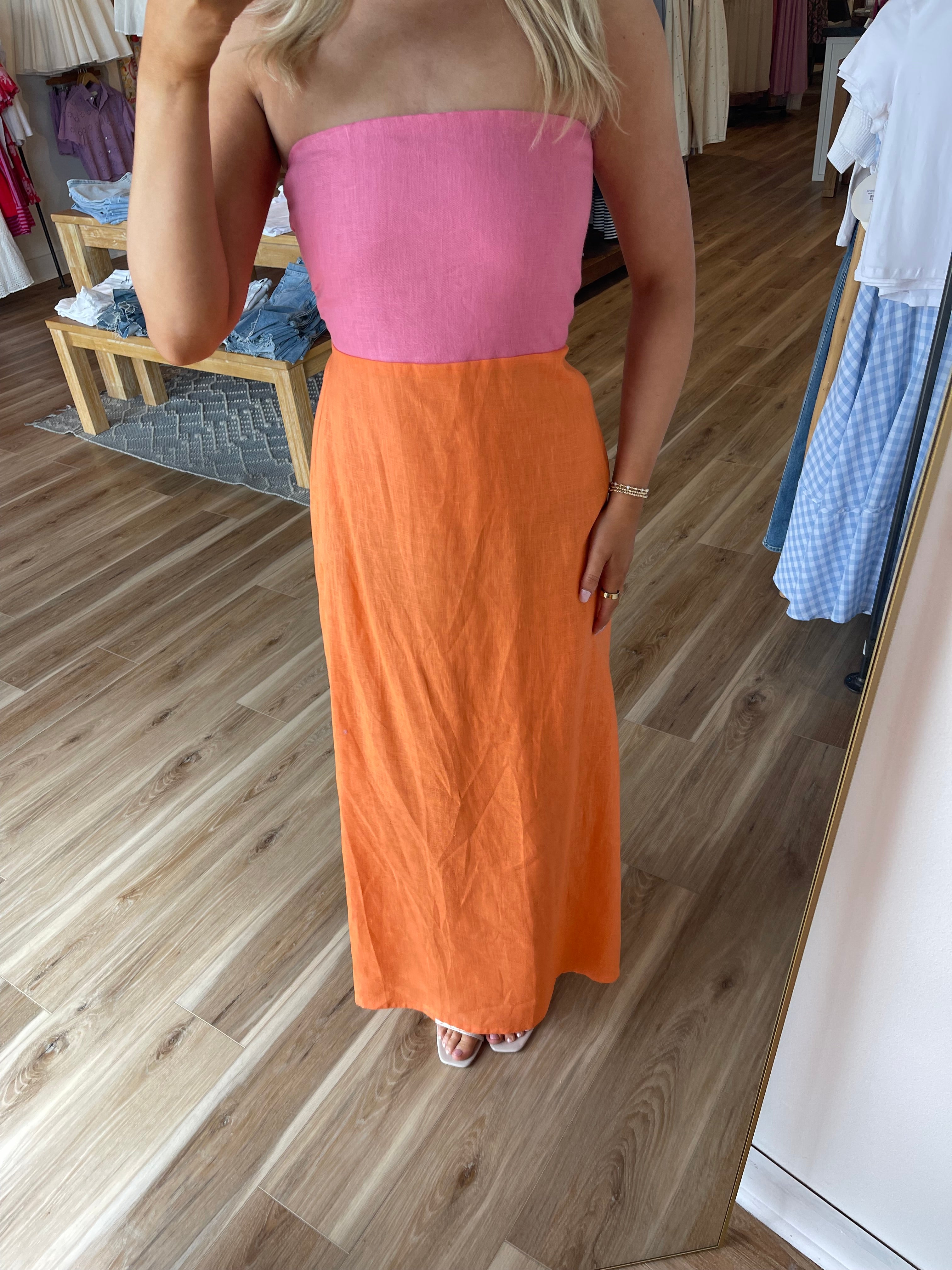 Mei Linen Maxi Dress