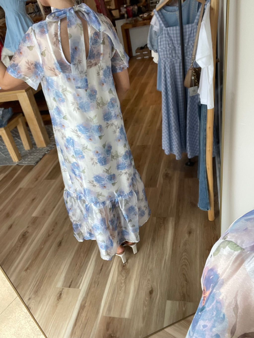 Chiffon Midi Dress