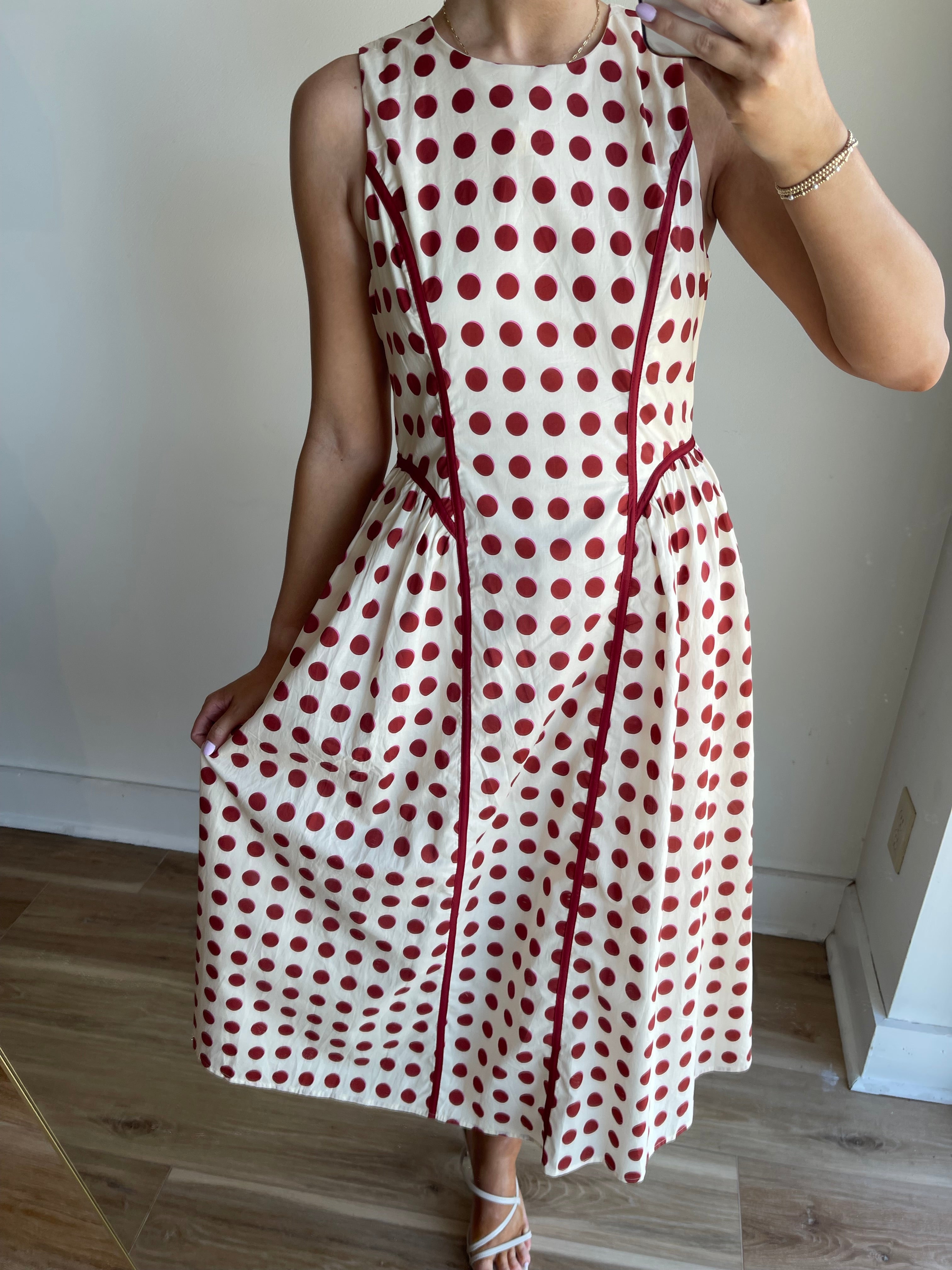 Megan Polka Dot Dress