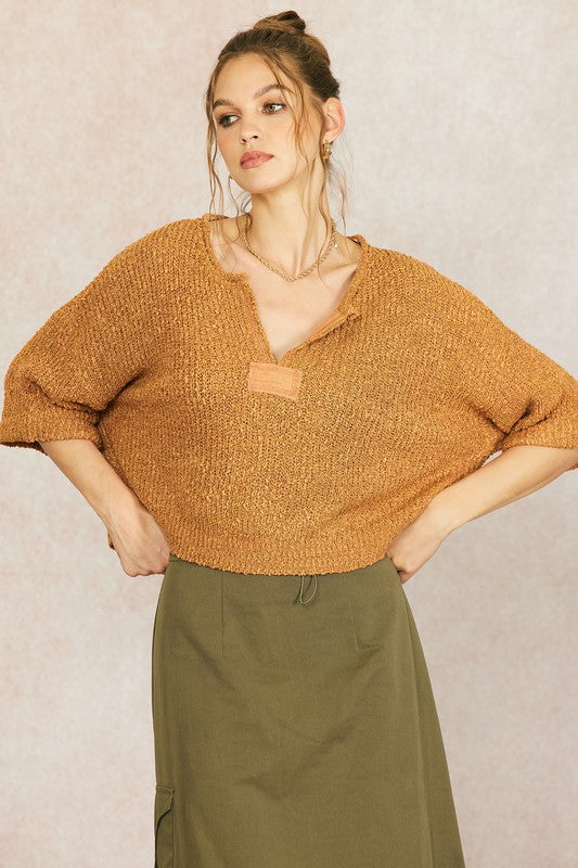 Carmen Knit Top