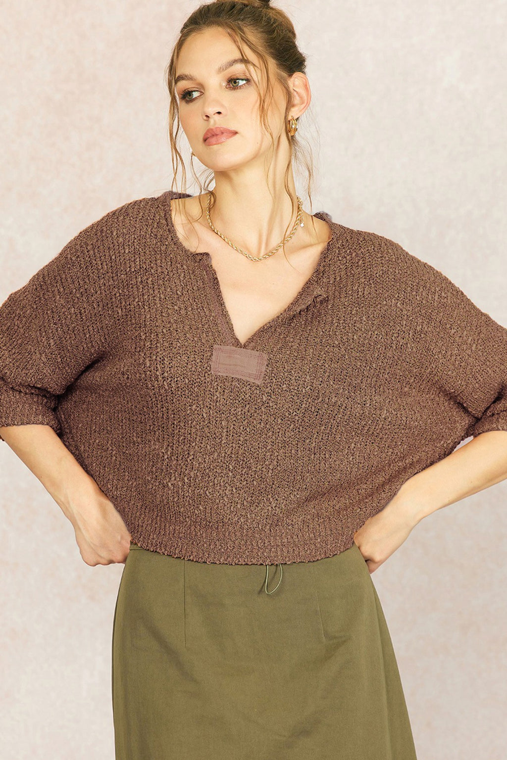 Carmen Knit Top