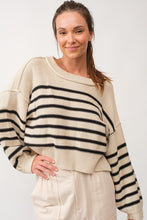 Load image into Gallery viewer, No Mistake Stripe Pullover Sweater