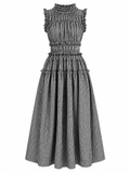 Kirsten Gingham Midi Dress