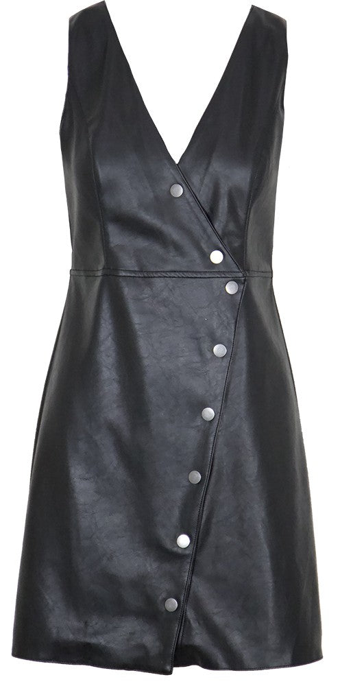 Veronica Faux Leather Dress