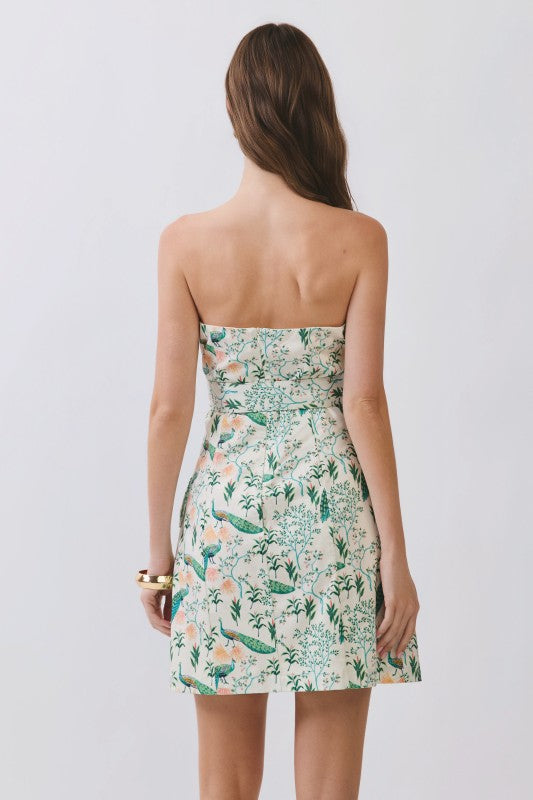 Peacock Mini Dress