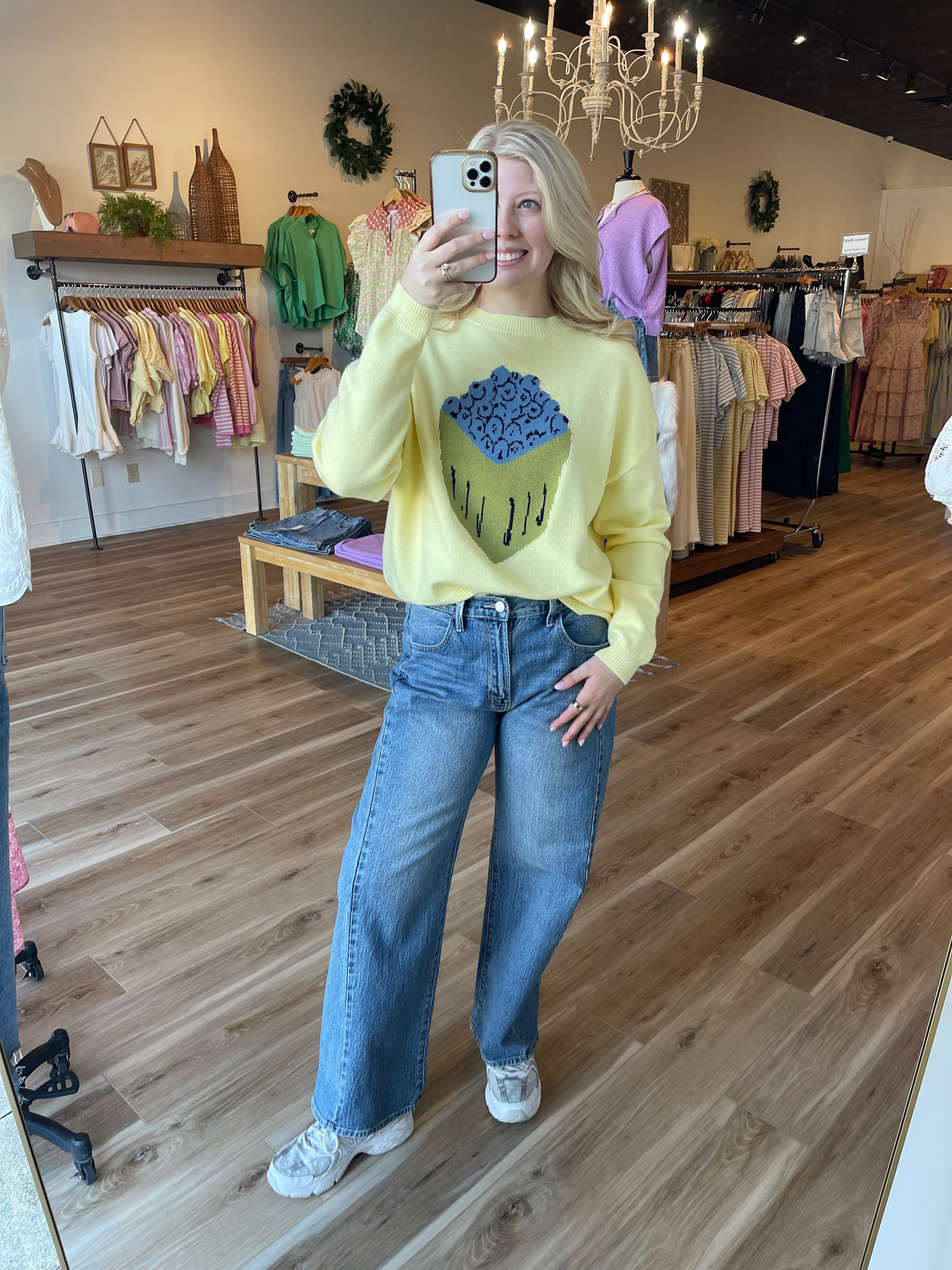 Blueberry Basket Sweater