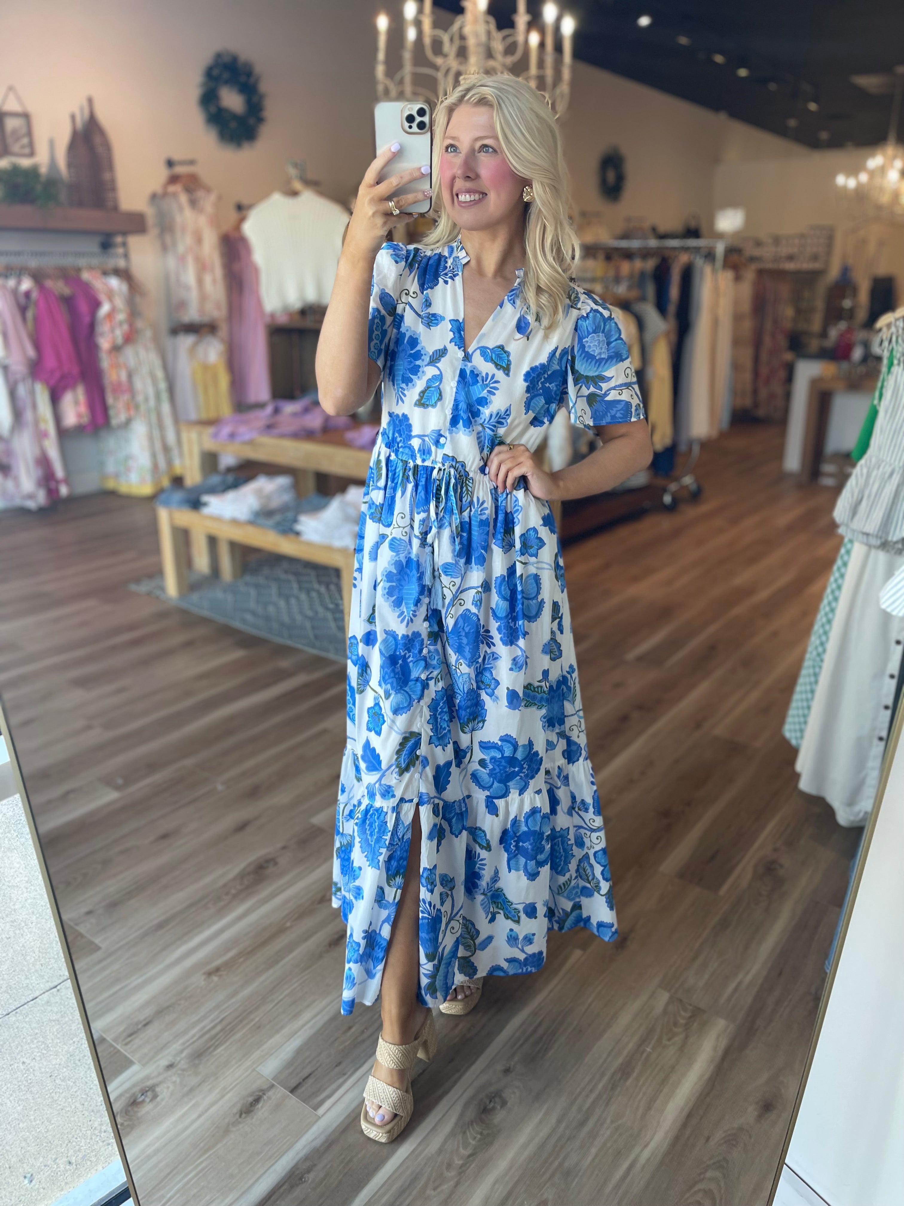 Cassie Floral Maxi Dress