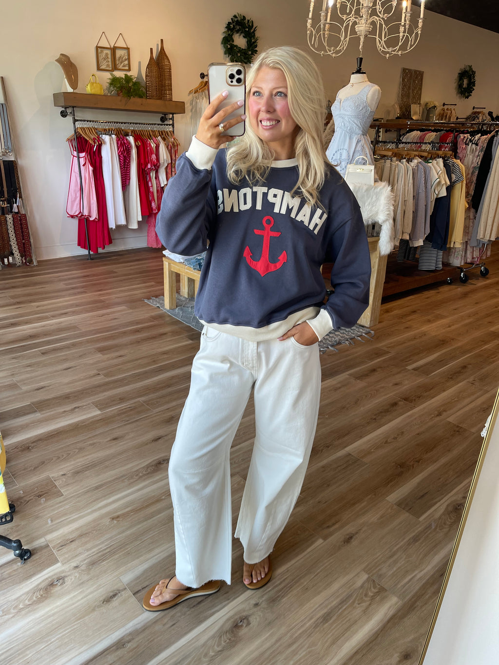 Hamptons Graphic Sweatshirt