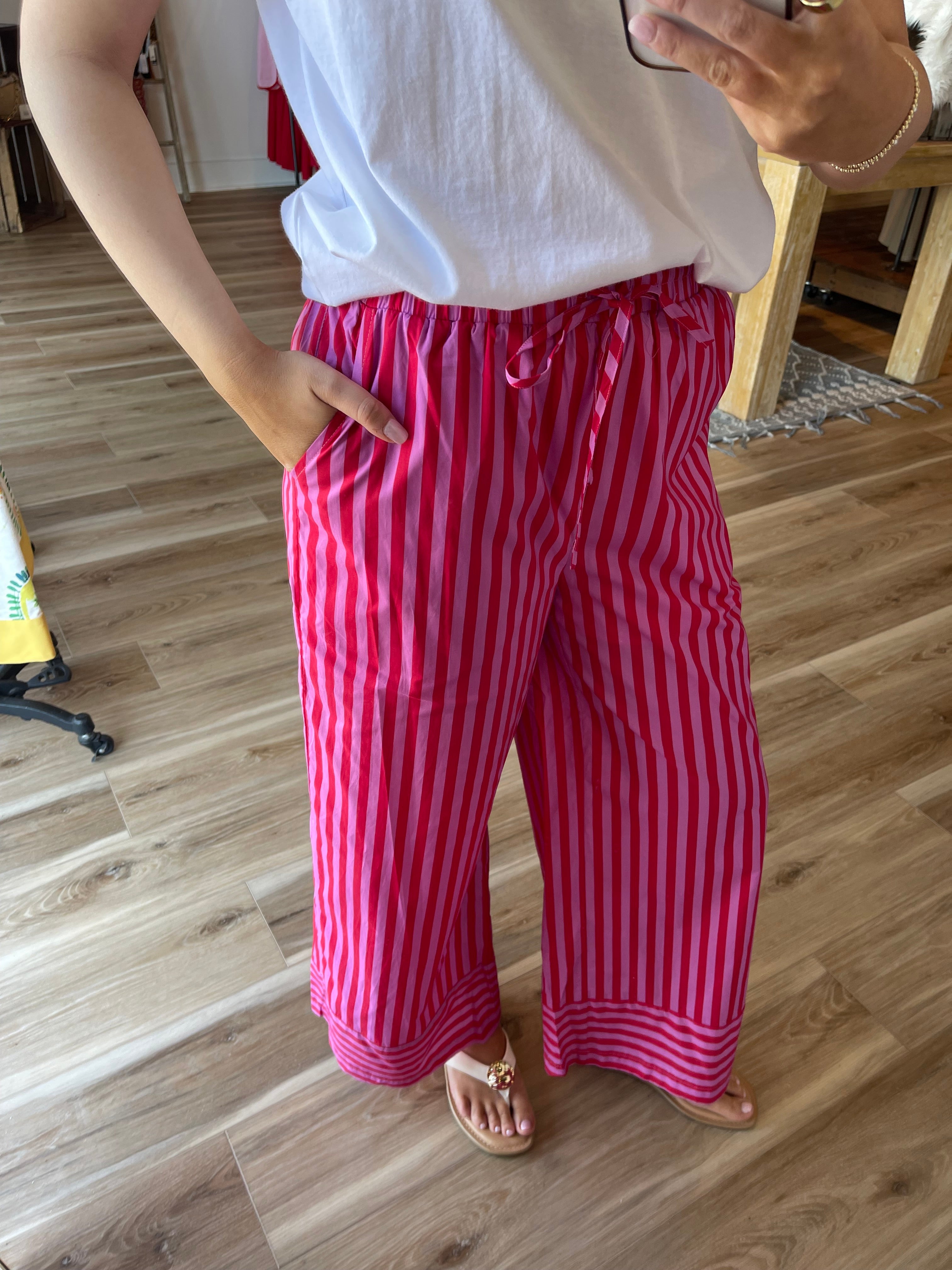 Cora Striped Pants