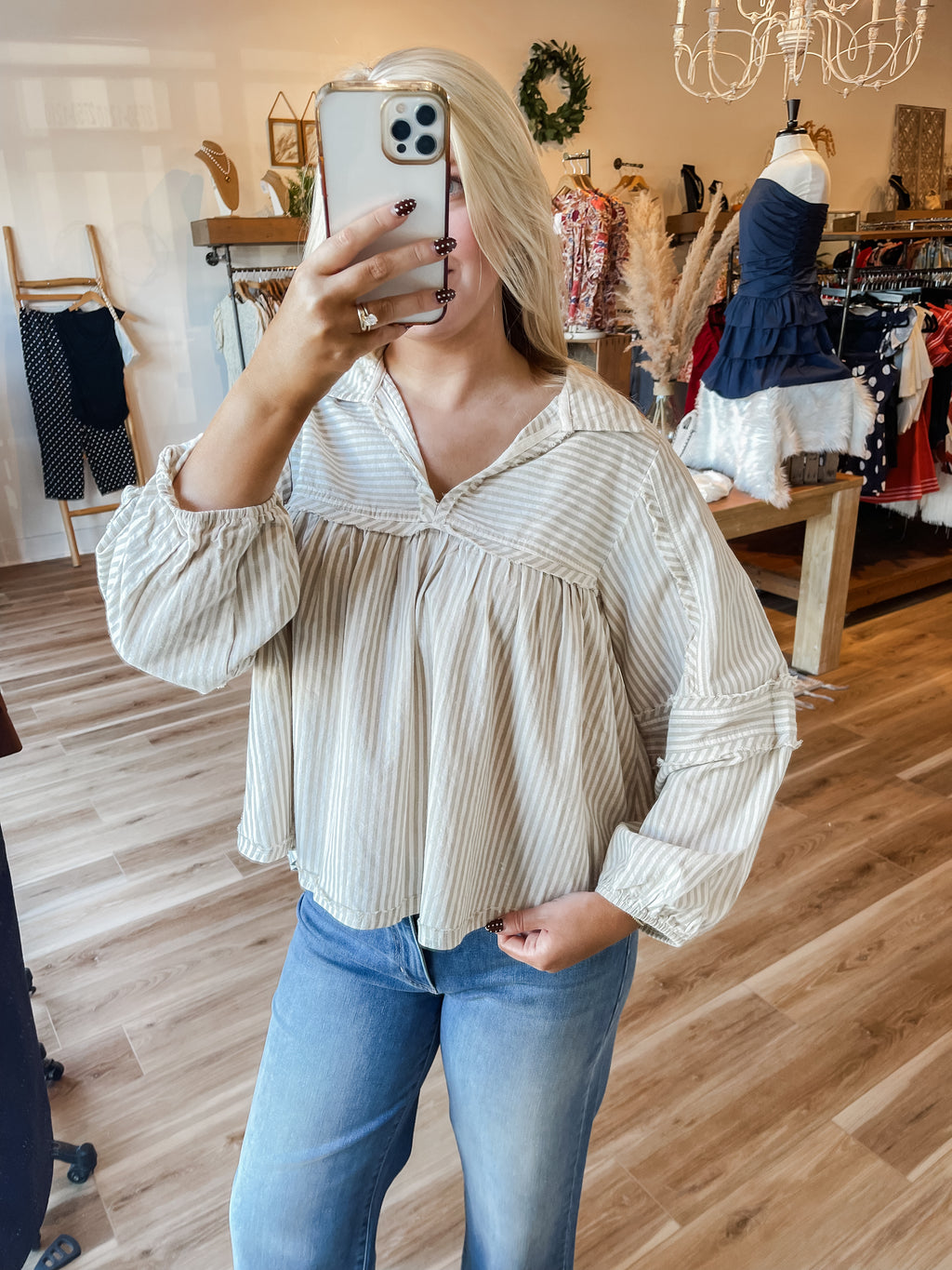 Bailee Bubble Blouse