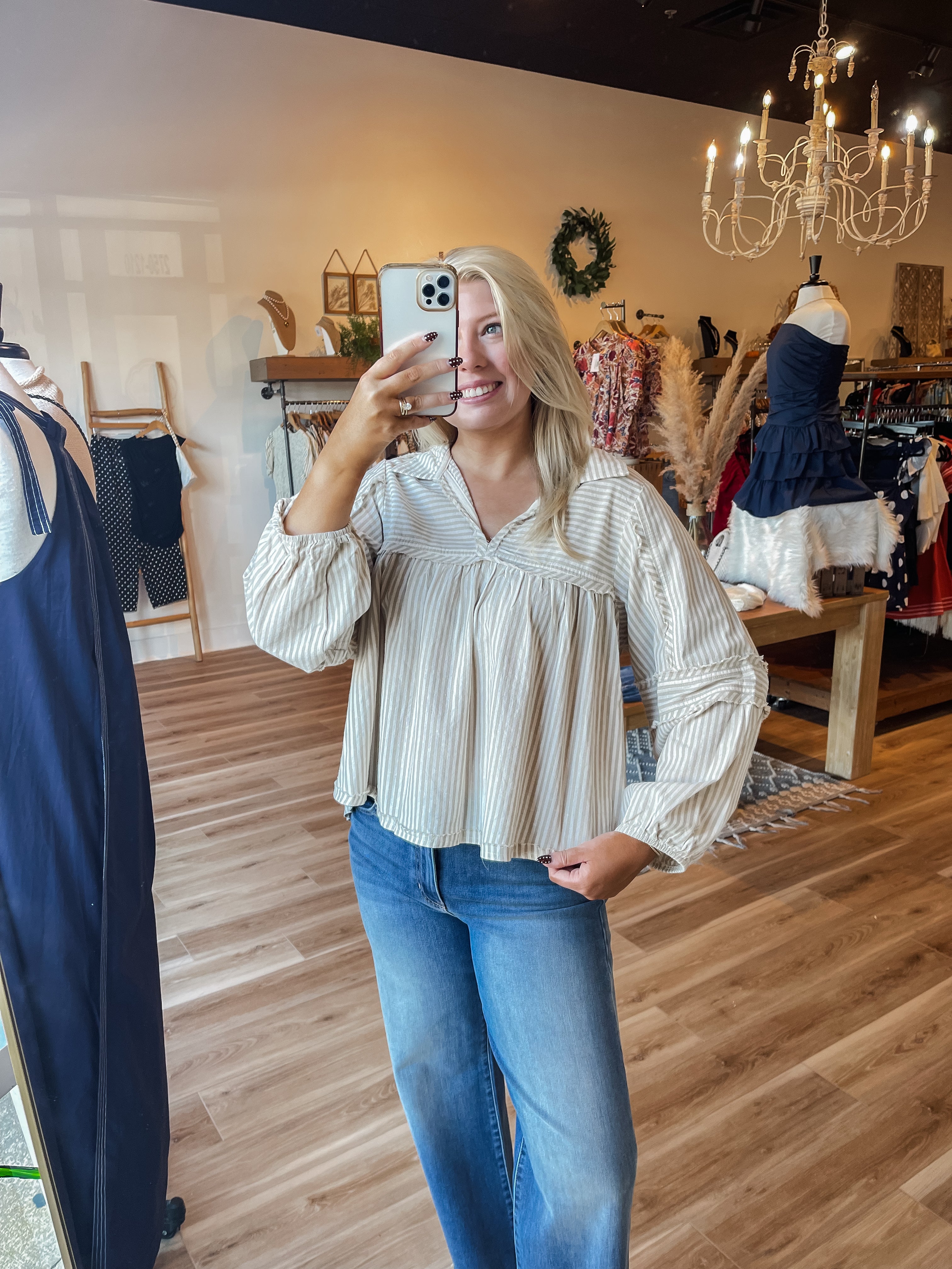 Bailee Bubble Blouse