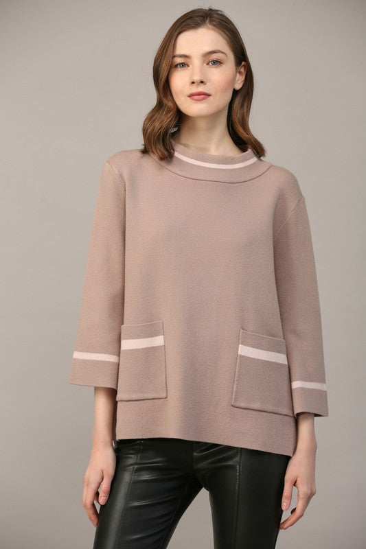 Blair Mock Neck Sweater