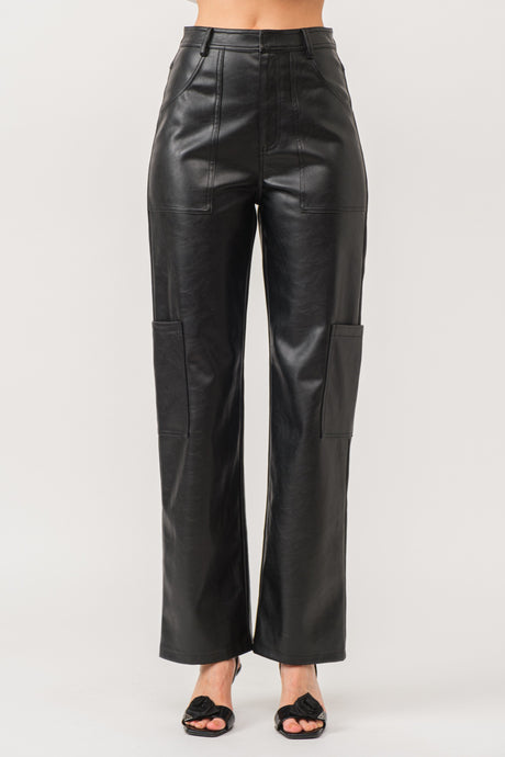 Leather Club Utility Pants