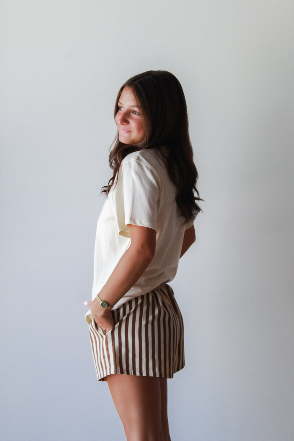 Sandie Striped Shorts