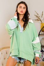Load image into Gallery viewer, Lilly Color Block Oversized Top