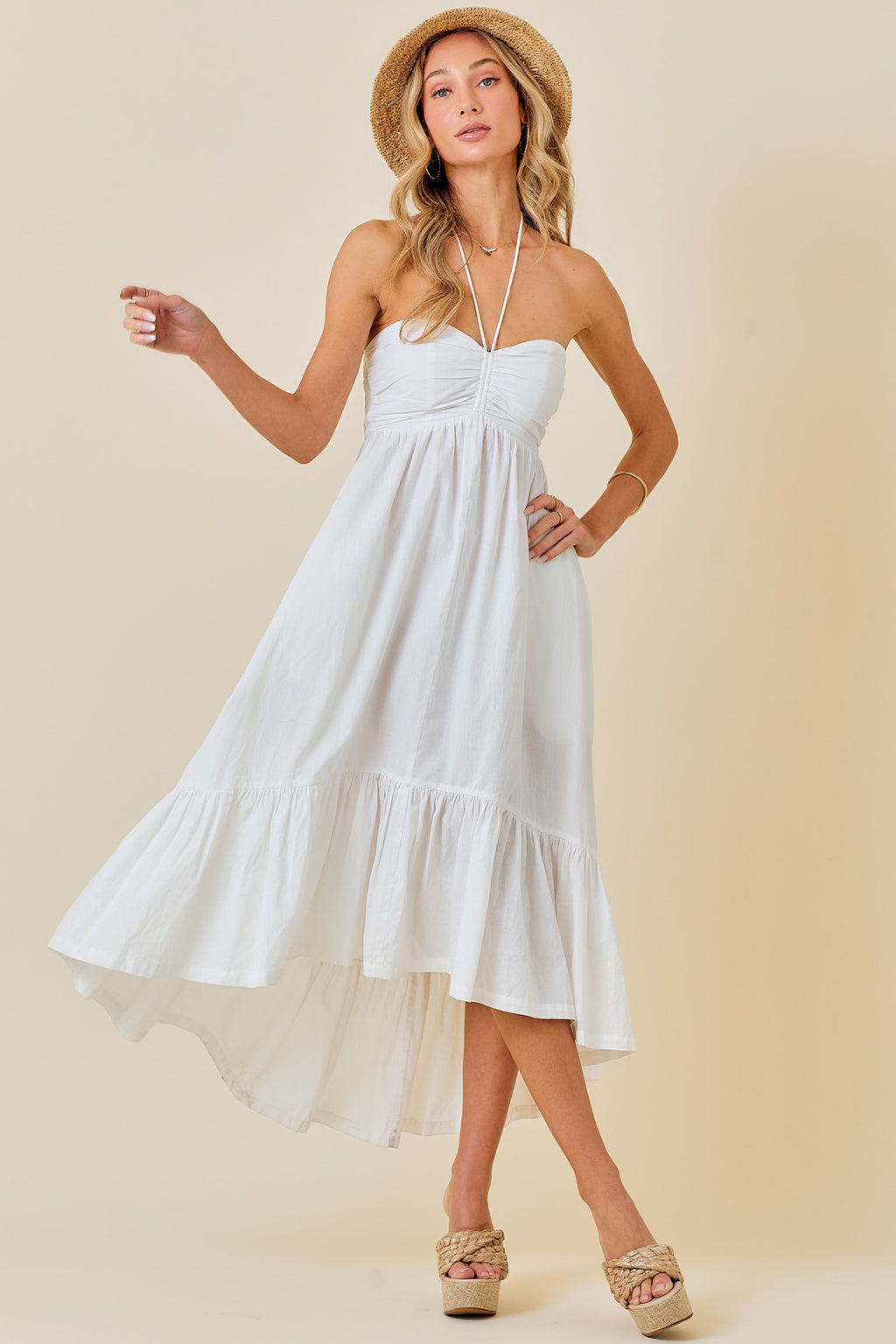 Pyper Halter Midi Dress