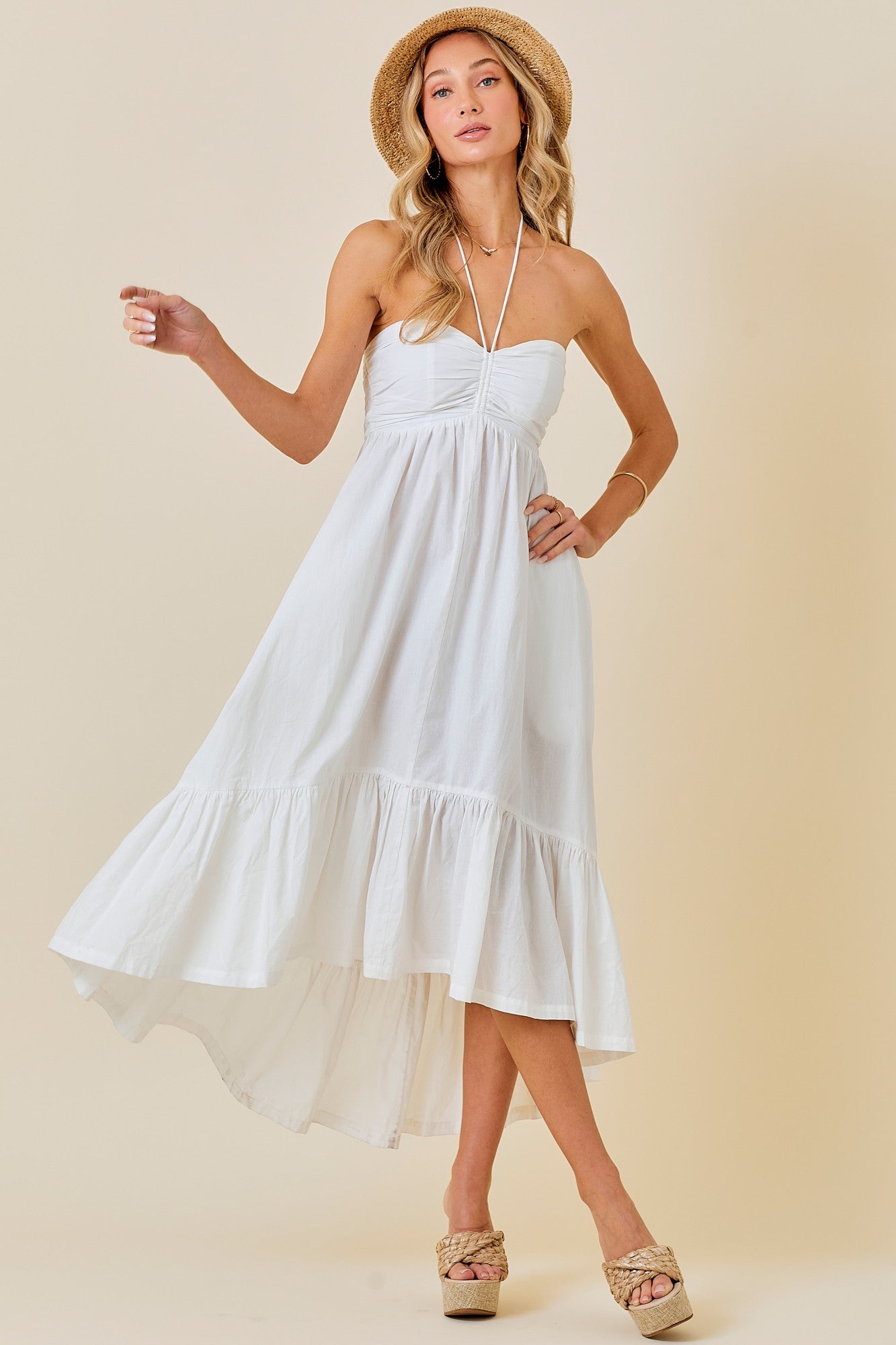 Pyper Halter Midi Dress