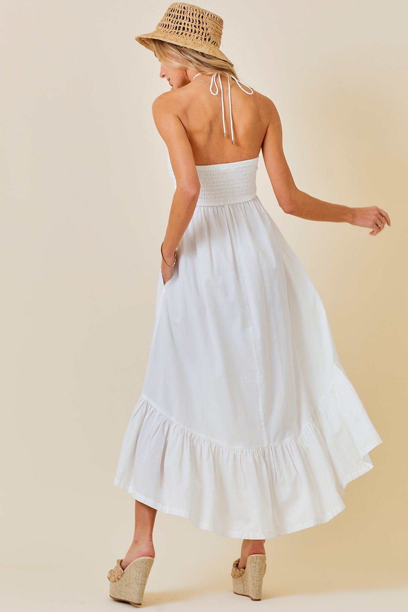 Pyper Halter Midi Dress